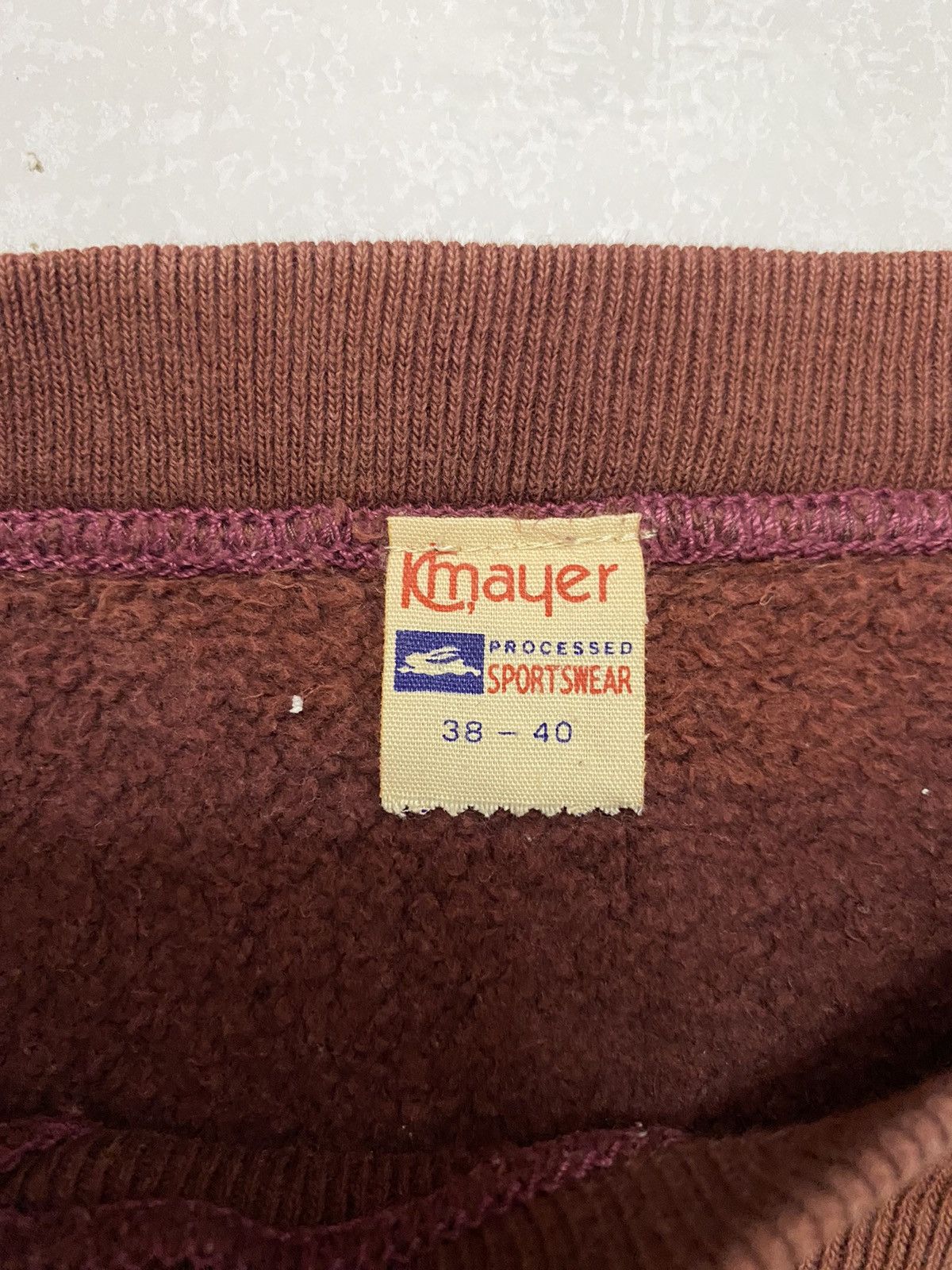 Japanese Brand × Vintage Vintage Kriff Mayer Georgetown Reverse Weave Sweatshirt Size US M / EU 48-50 / 2 - 5 Thumbnail