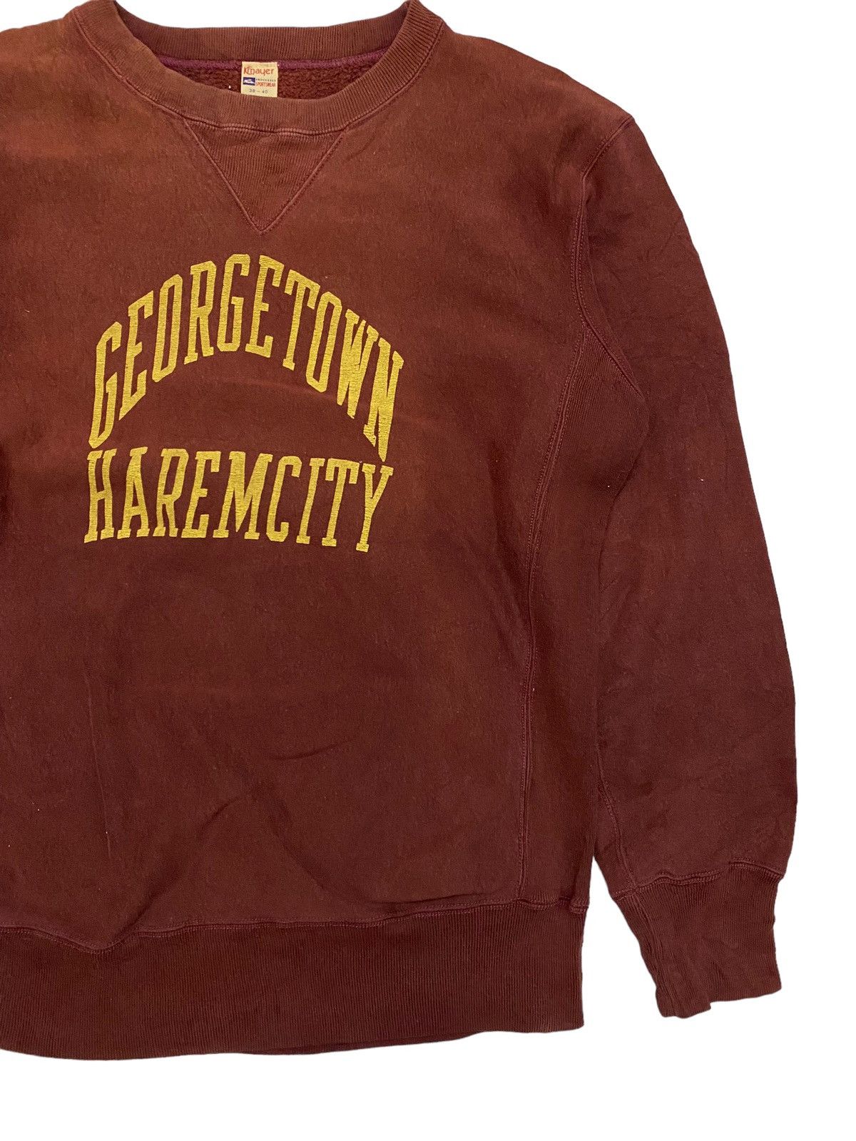 Japanese Brand × Vintage Vintage Kriff Mayer Georgetown Reverse Weave Sweatshirt Size US M / EU 48-50 / 2 - 3 Thumbnail