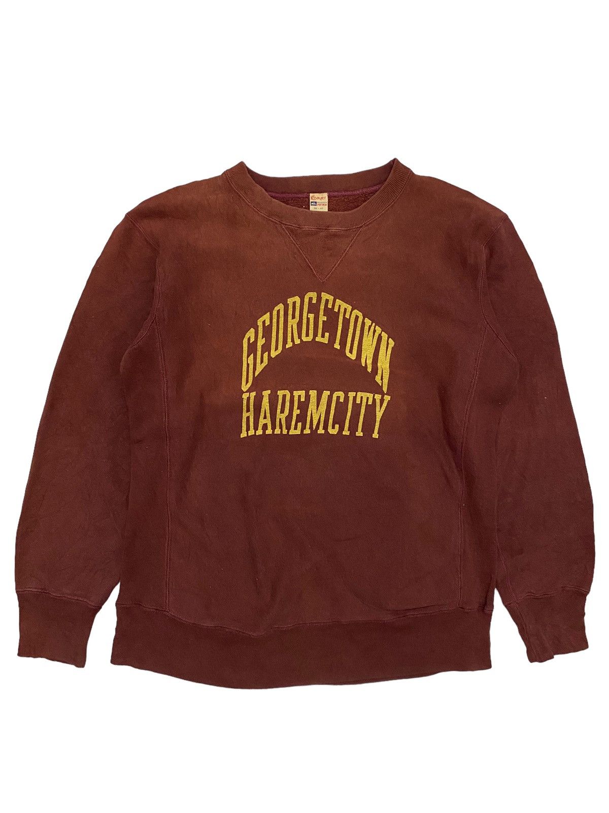 Japanese Brand × Vintage Vintage Kriff Mayer Georgetown Reverse Weave Sweatshirt Size US M / EU 48-50 / 2 - 1 Thumbnail
