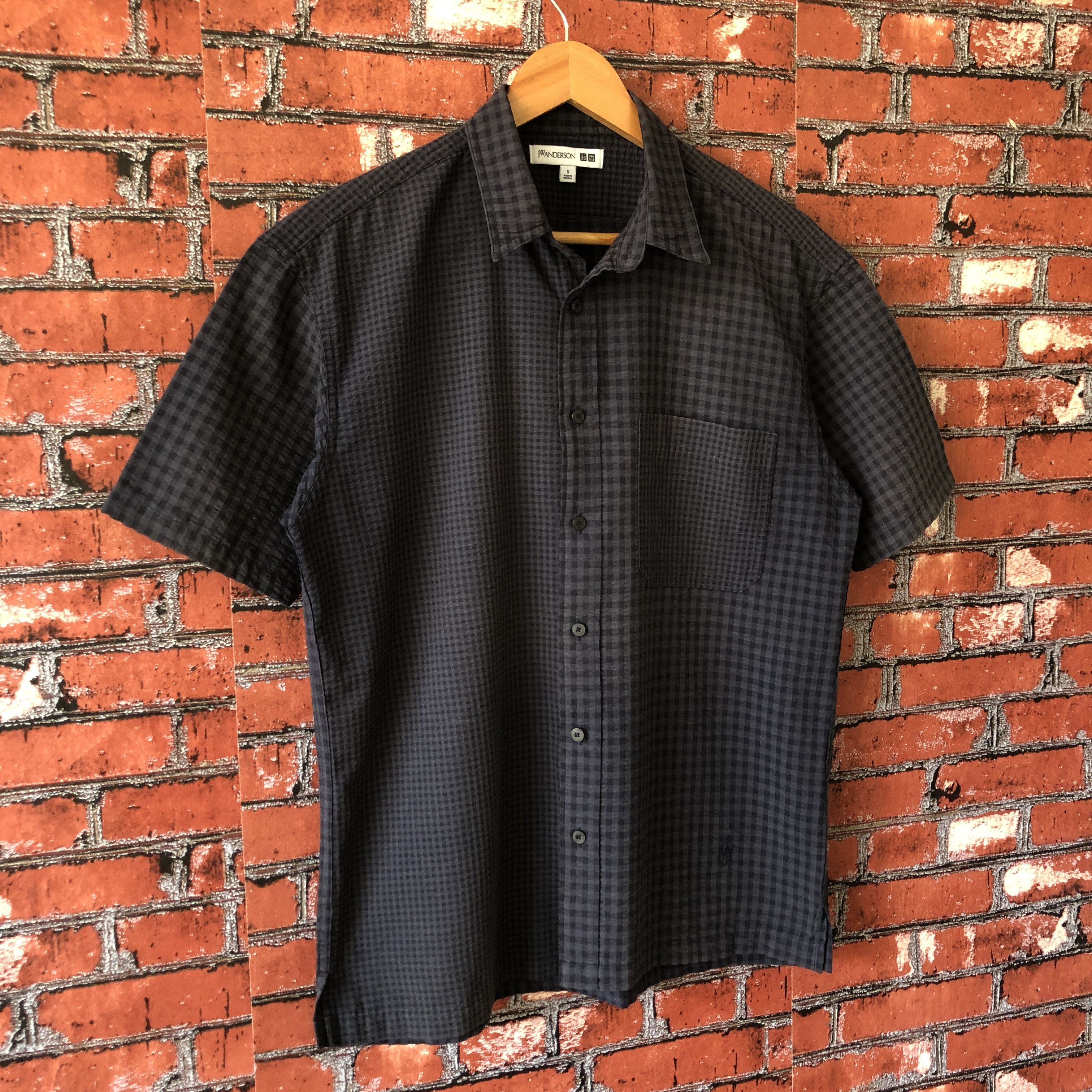 JW Anderson J W Anderson x Uniqlo Grey Plaid Check Button Up Shirt S Size US S / EU 44-46 / 1 - 9 Thumbnail
