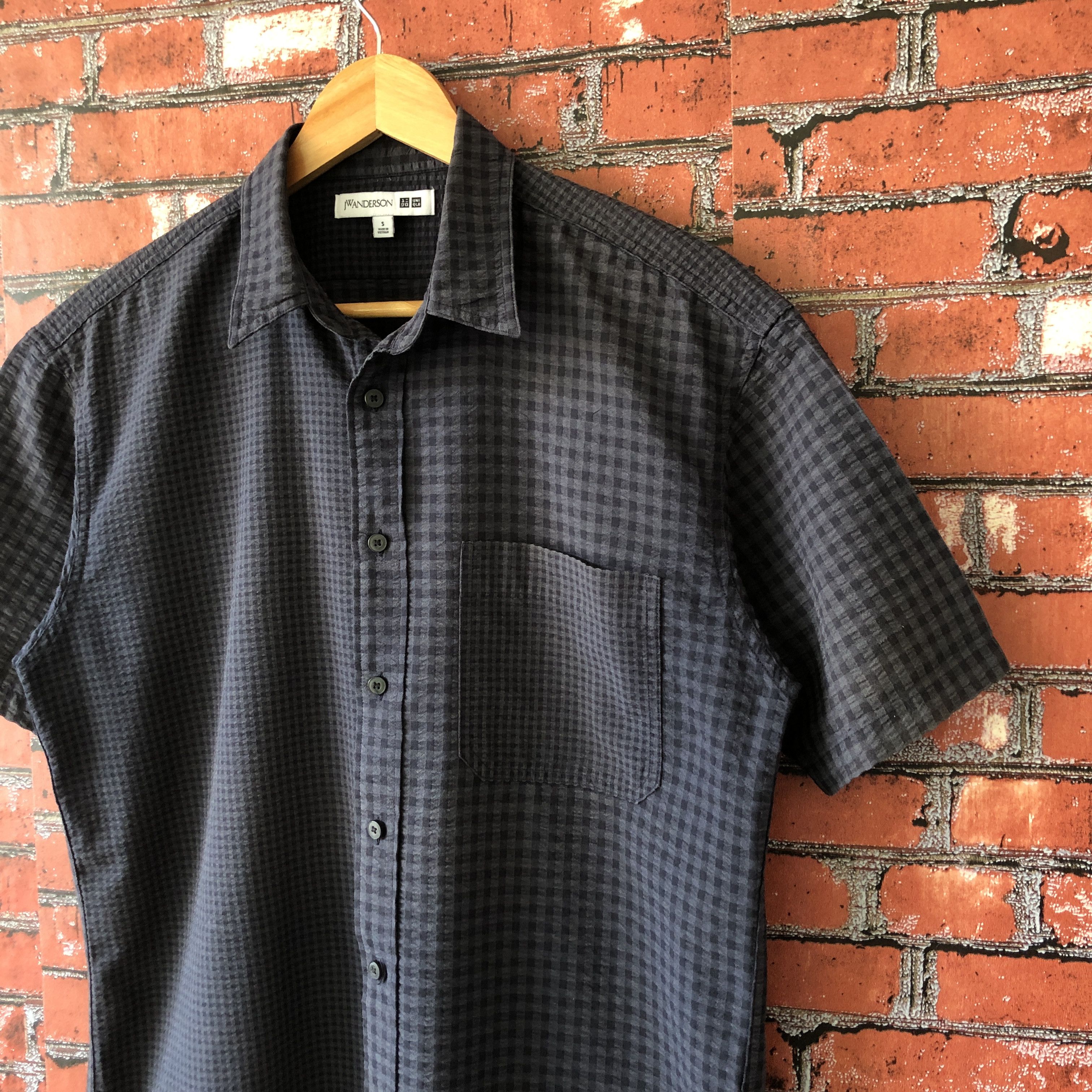 JW Anderson J W Anderson x Uniqlo Grey Plaid Check Button Up Shirt S Size US S / EU 44-46 / 1 - 4 Thumbnail