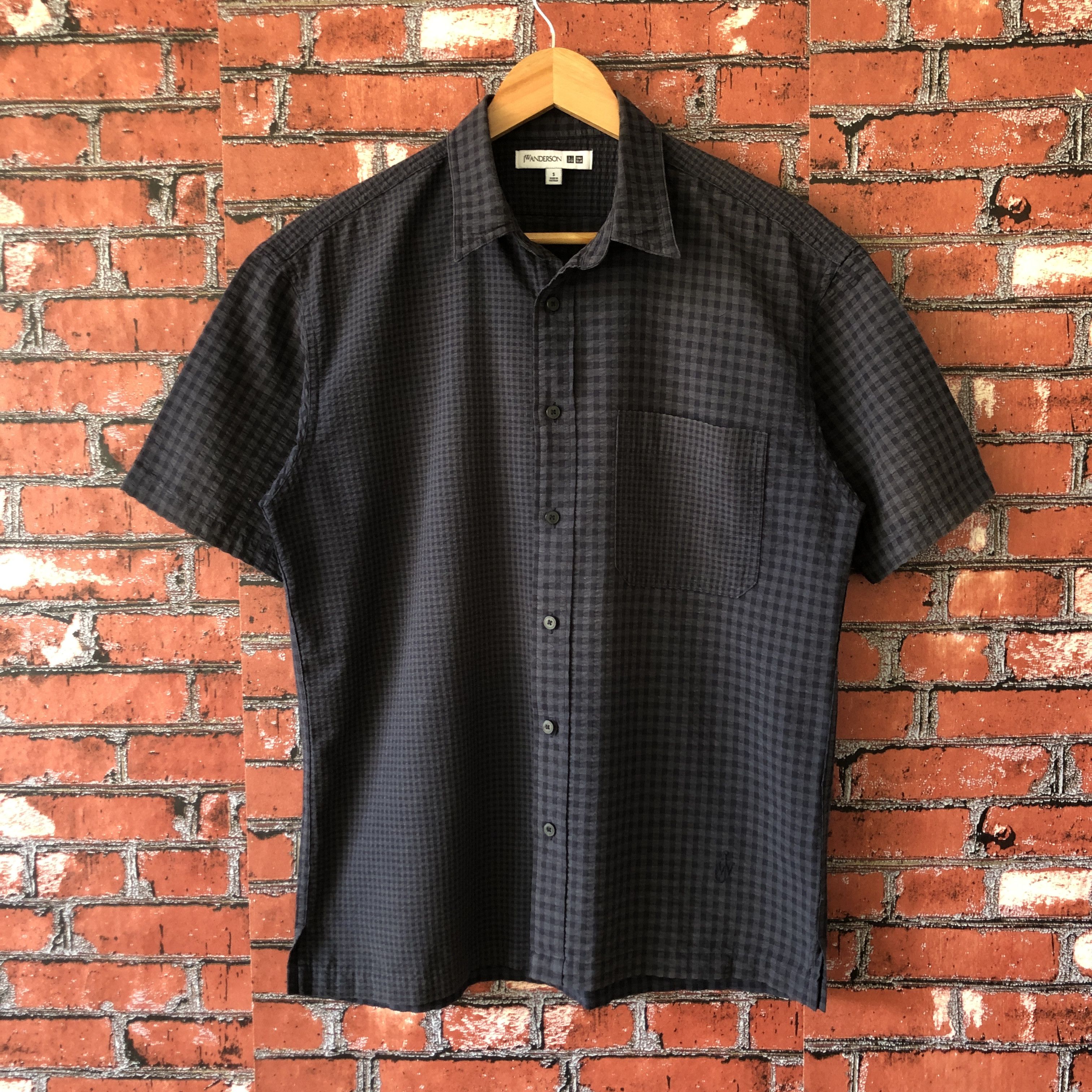 JW Anderson J W Anderson x Uniqlo Grey Plaid Check Button Up Shirt S Size US S / EU 44-46 / 1 - 10 Thumbnail