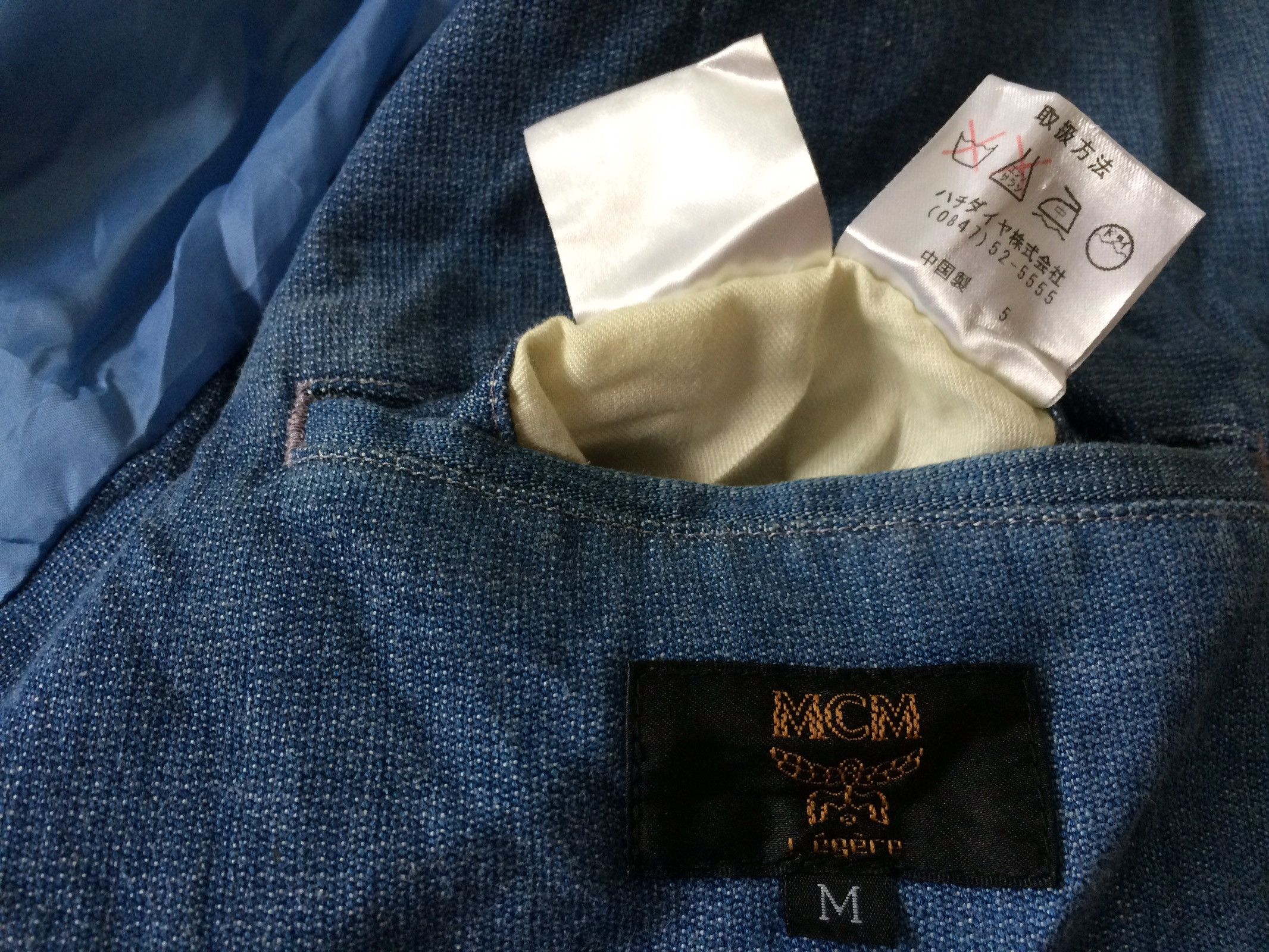 Indigo × MCM × Vintage 🔥🔥Vintage MCM Embroidery Logo Blazer Jacket Size US M / EU 48-50 / 2 - 7 Thumbnail