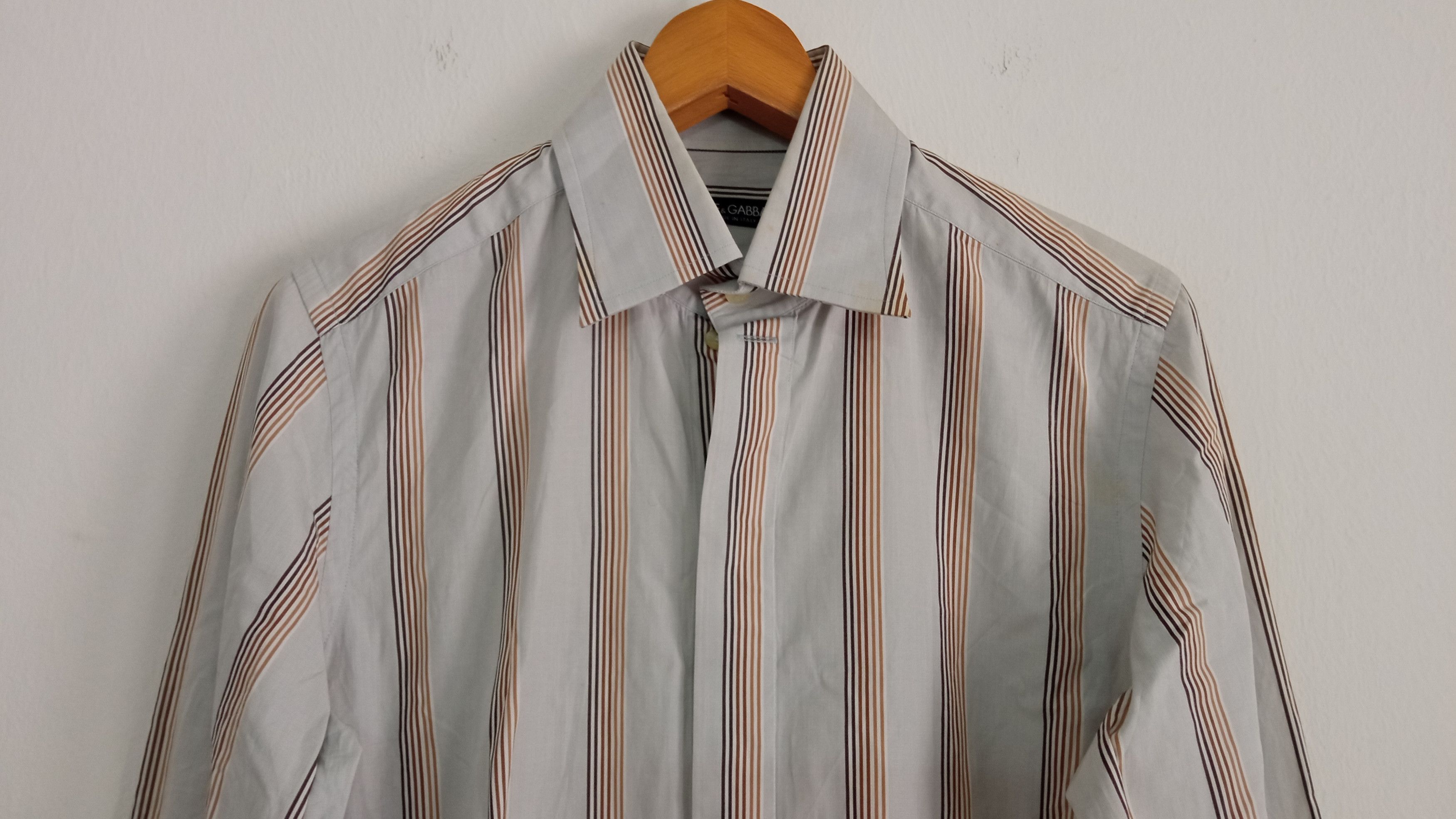 Dolce & Gabbana 🔥🔥D&G Dolce & Gabbana Striped Shirt Size US S / EU 44-46 / 1 - 9 Thumbnail