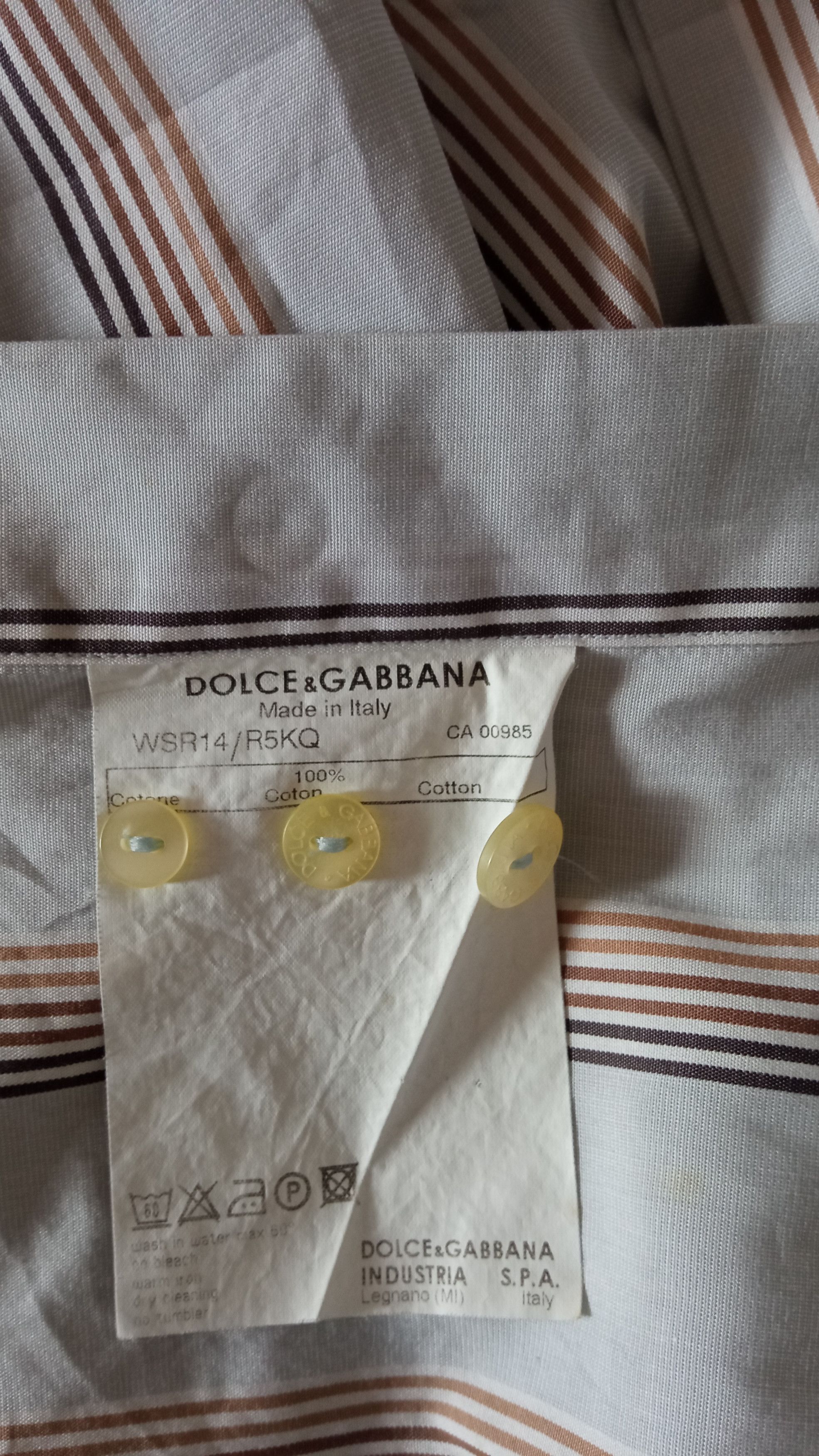 Dolce & Gabbana 🔥🔥D&G Dolce & Gabbana Striped Shirt Size US S / EU 44-46 / 1 - 20 Thumbnail