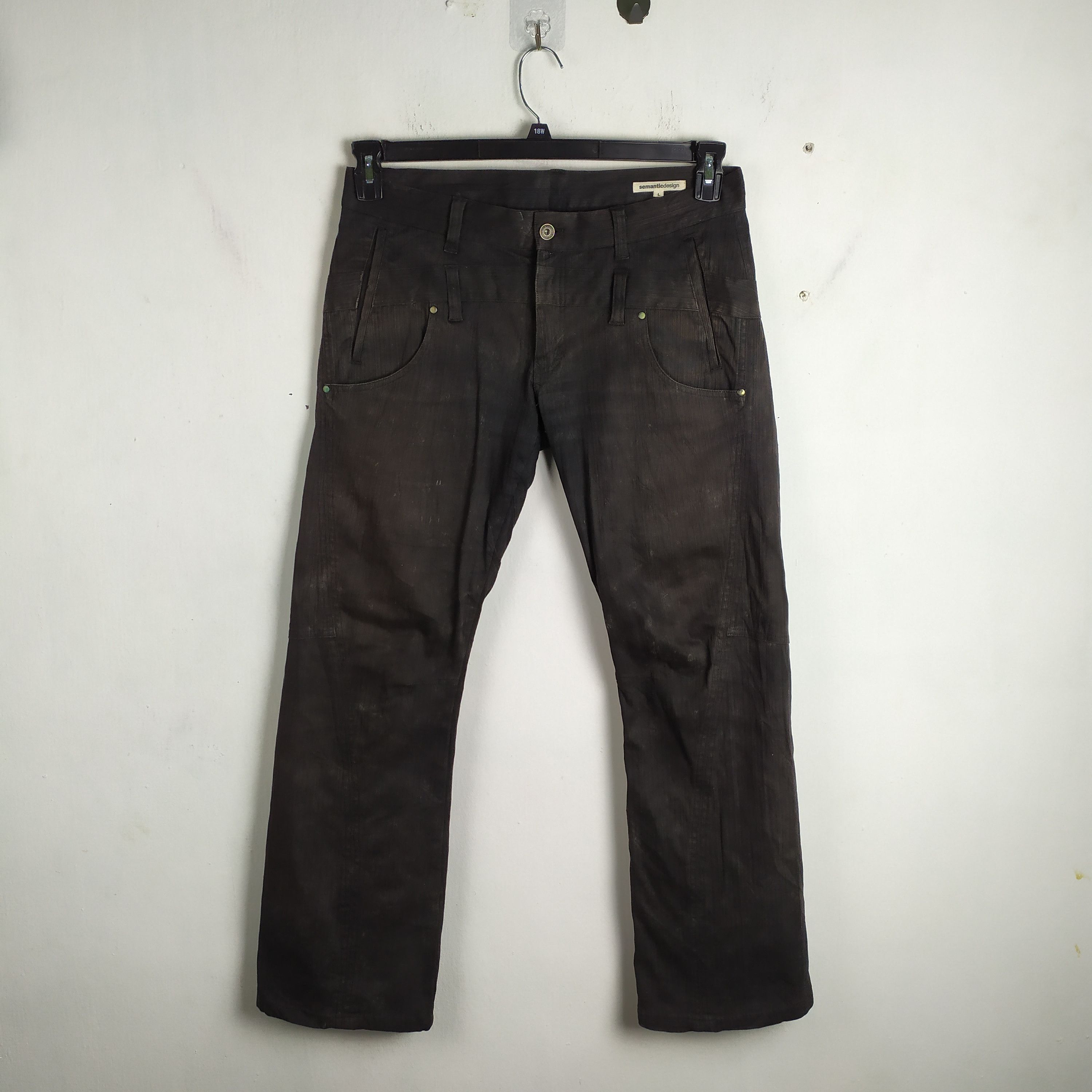 DOUBLE WAIST FADED BLACK FLARE CARGO PANTS