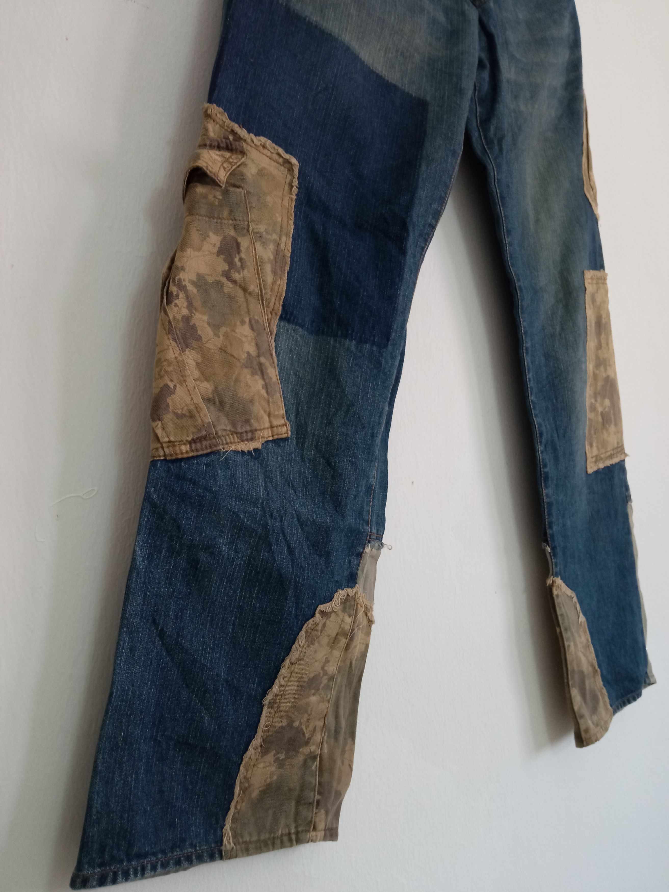 Japanese Brand × PPFM 🔥🔥PPFM Patchwork Distressed Jeans Denim Size US 31 - 7 Thumbnail