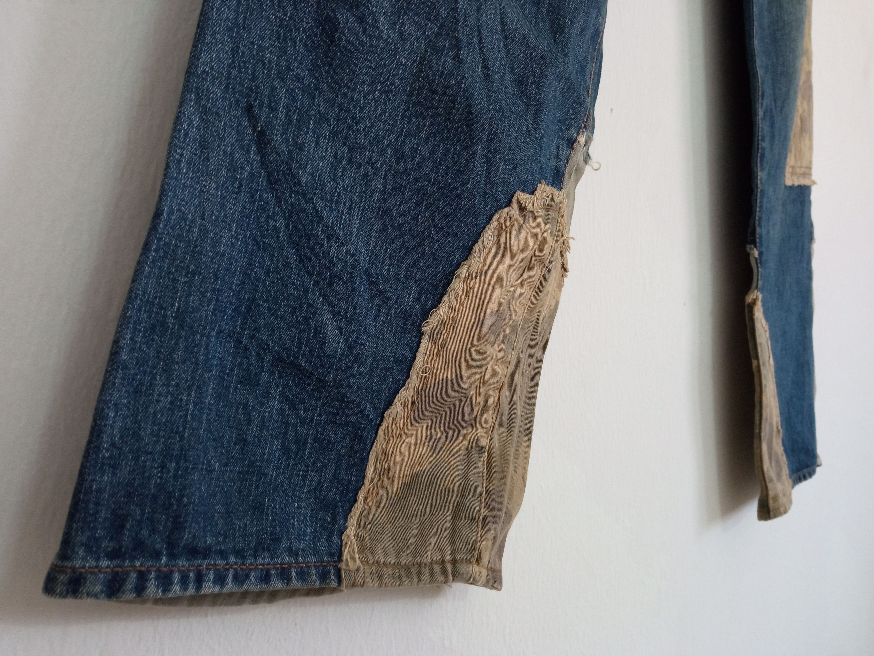 Japanese Brand × PPFM 🔥🔥PPFM Patchwork Distressed Jeans Denim Size US 31 - 8 Thumbnail