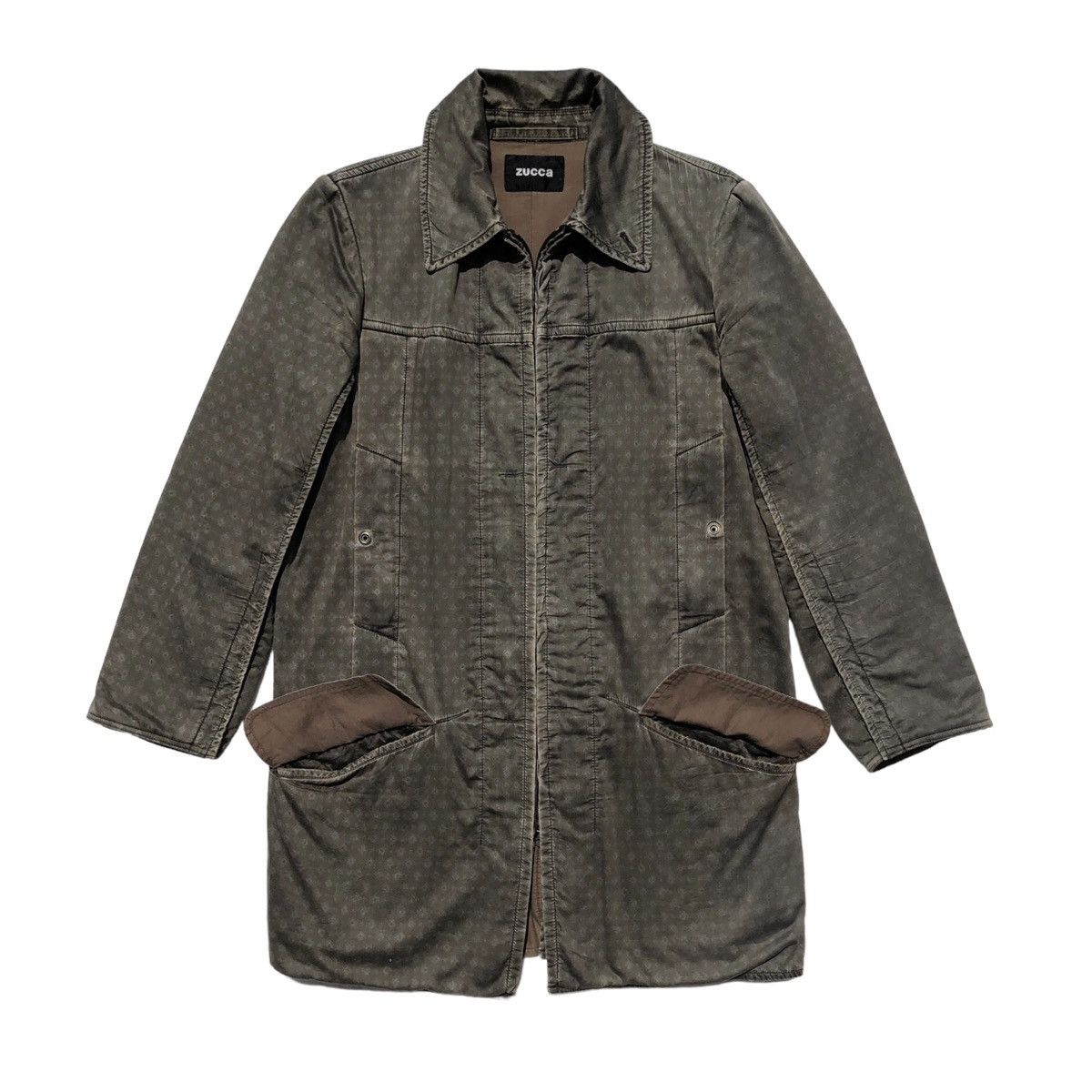 CABANE de ZUCCa 🔥Vintage Zucca Sun Faded Long Jacket Size US M / EU 48-50 / 2 - 2 Thumbnail