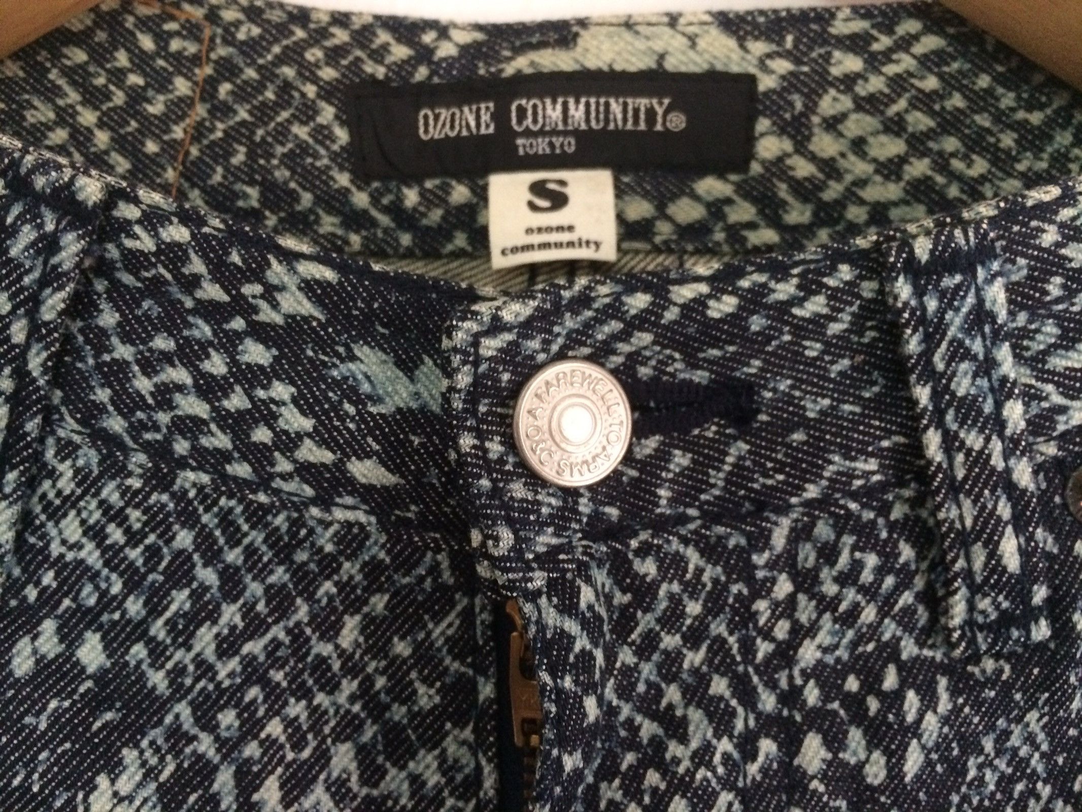 Japanese Brand × Vintage 🔥🔥Ozone Community All Over Full Print Snake Skin Jeans Size US 27 - 9 Thumbnail