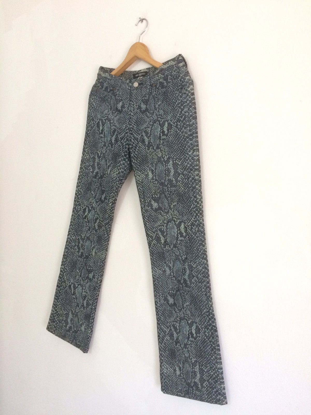 Japanese Brand × Vintage 🔥🔥Ozone Community All Over Full Print Snake Skin Jeans Size US 27 - 1 Thumbnail