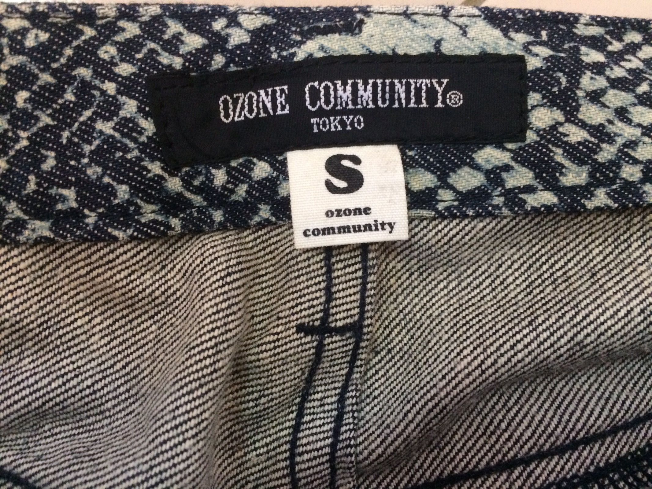 Japanese Brand × Vintage 🔥🔥Ozone Community All Over Full Print Snake Skin Jeans Size US 27 - 13 Thumbnail