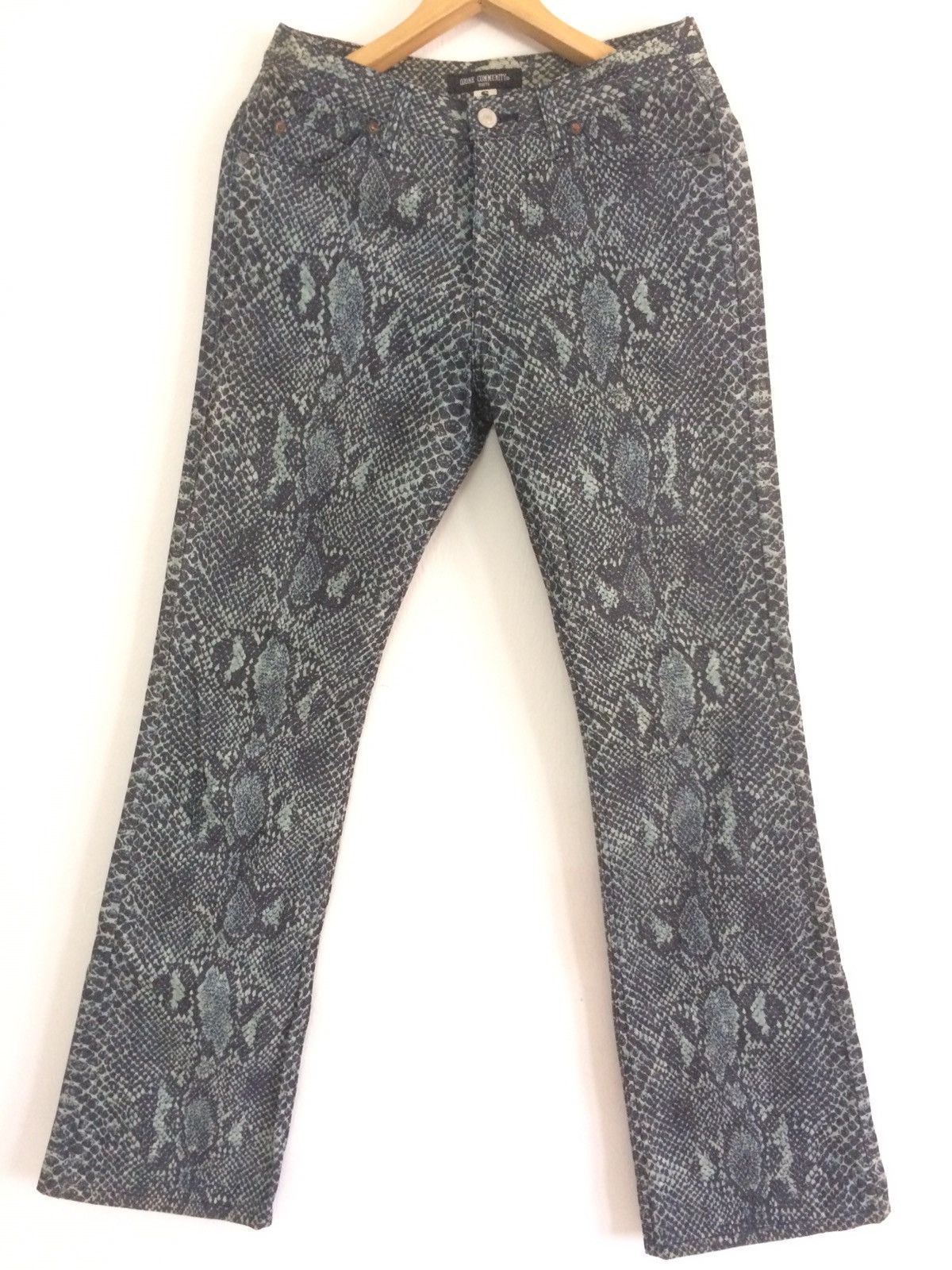 Japanese Brand × Vintage 🔥🔥Ozone Community All Over Full Print Snake Skin Jeans Size US 27 - 2 Thumbnail