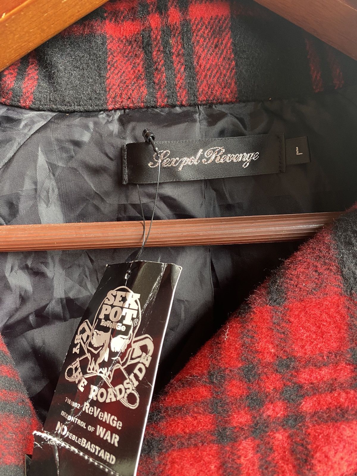 Japanese Brand Sex Pot Revenge Tartan punk jacket come with tag Size US L / EU 52-54 / 3 - 4 Thumbnail