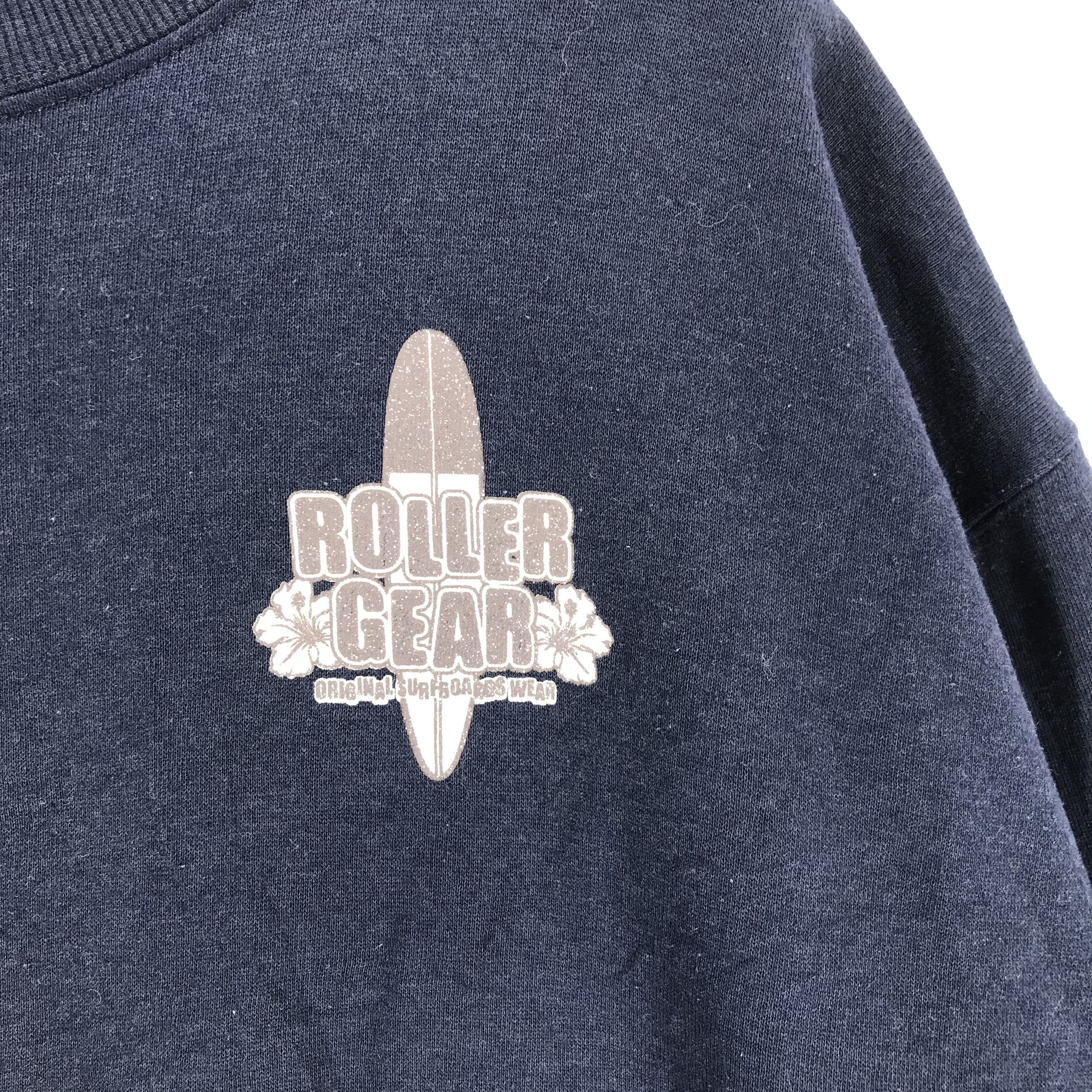 Japanese Brand Vintage Roller Gear Surfboard Big Logo Sweatshirt #2353-92 Size US L / EU 52-54 / 3 - 5 Thumbnail