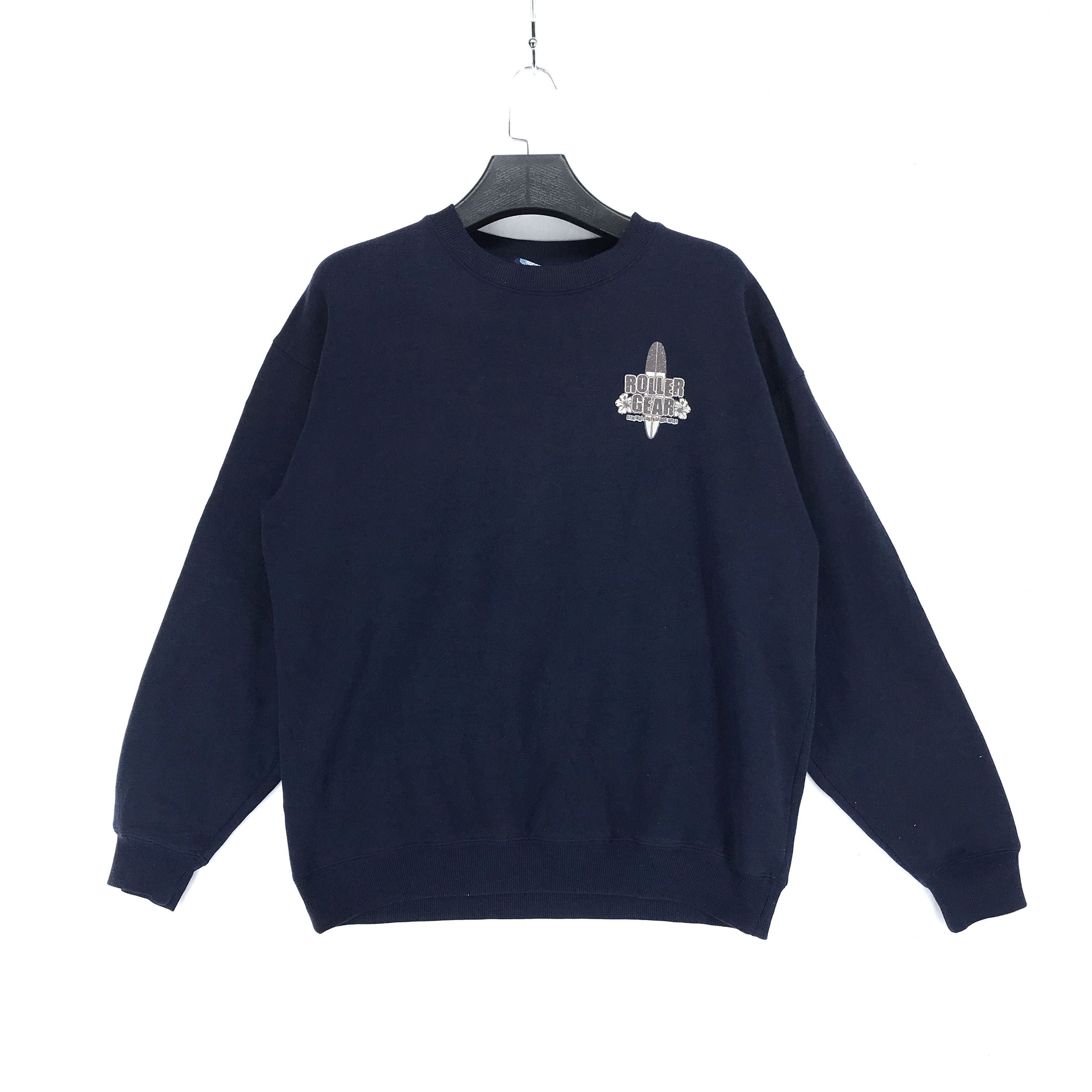 Japanese Brand Vintage Roller Gear Surfboard Big Logo Sweatshirt #2353-92 Size US L / EU 52-54 / 3 - 3 Thumbnail
