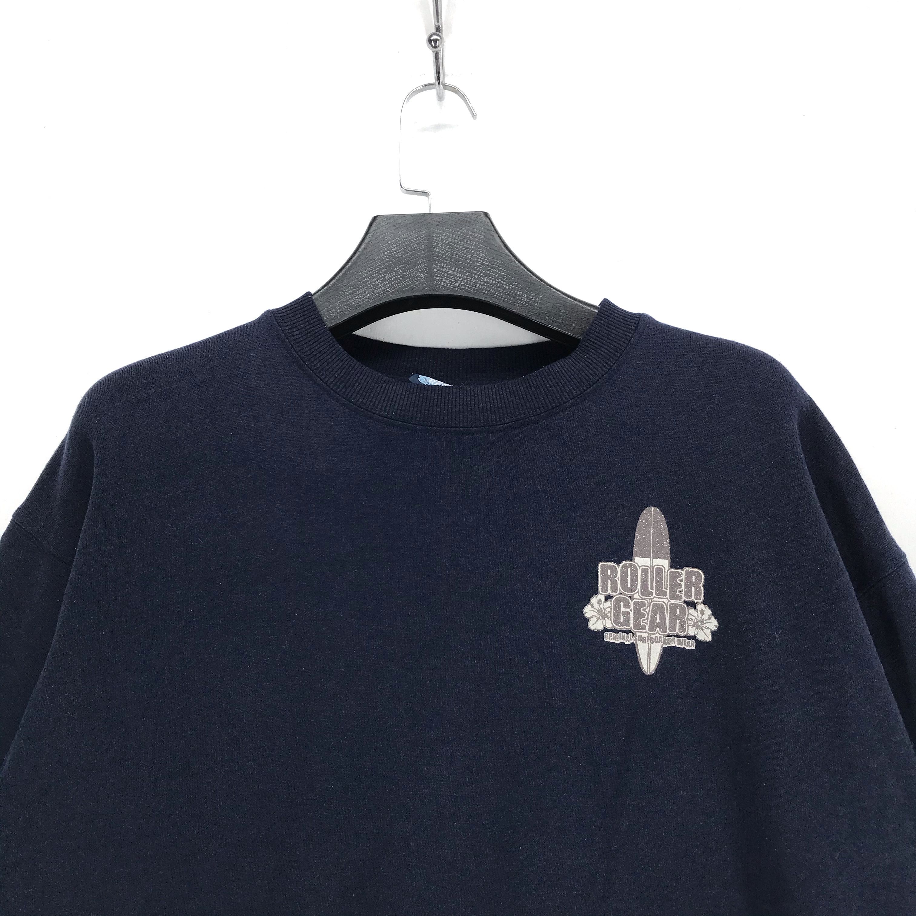 Japanese Brand Vintage Roller Gear Surfboard Big Logo Sweatshirt #2353-92 Size US L / EU 52-54 / 3 - 4 Thumbnail
