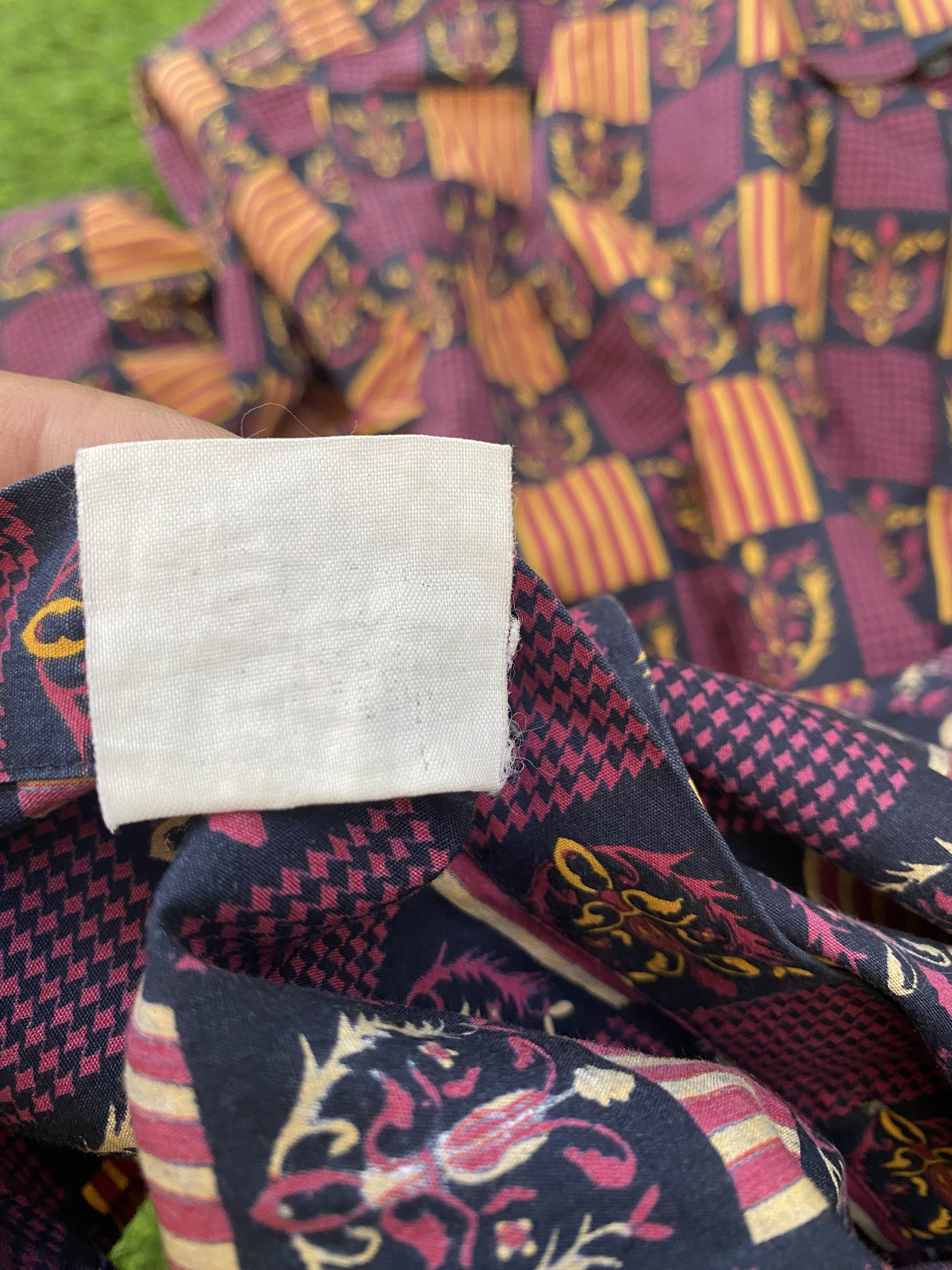 Christian Dior Monsieur Vintage 90s Christian Dior Full Print Longsleeve Shirts Size US L / EU 52-54 / 3 - 6 Thumbnail