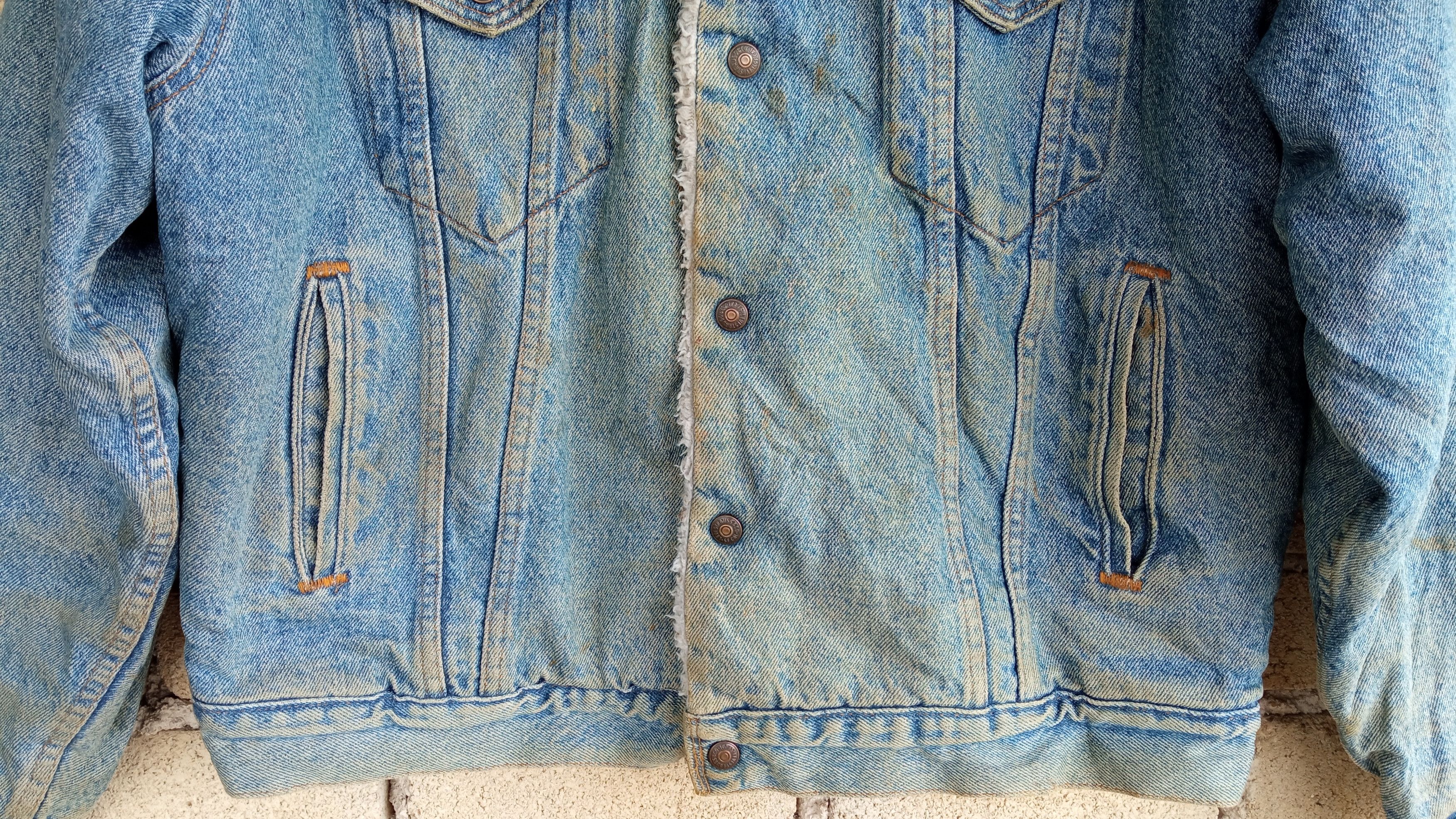 Levi's Vintage Clothing × Vintage 🔥🔥Vintage 90s Levi's Sherpa Trucker Denim Jacket Size US L / EU 52-54 / 3 - 12 Thumbnail