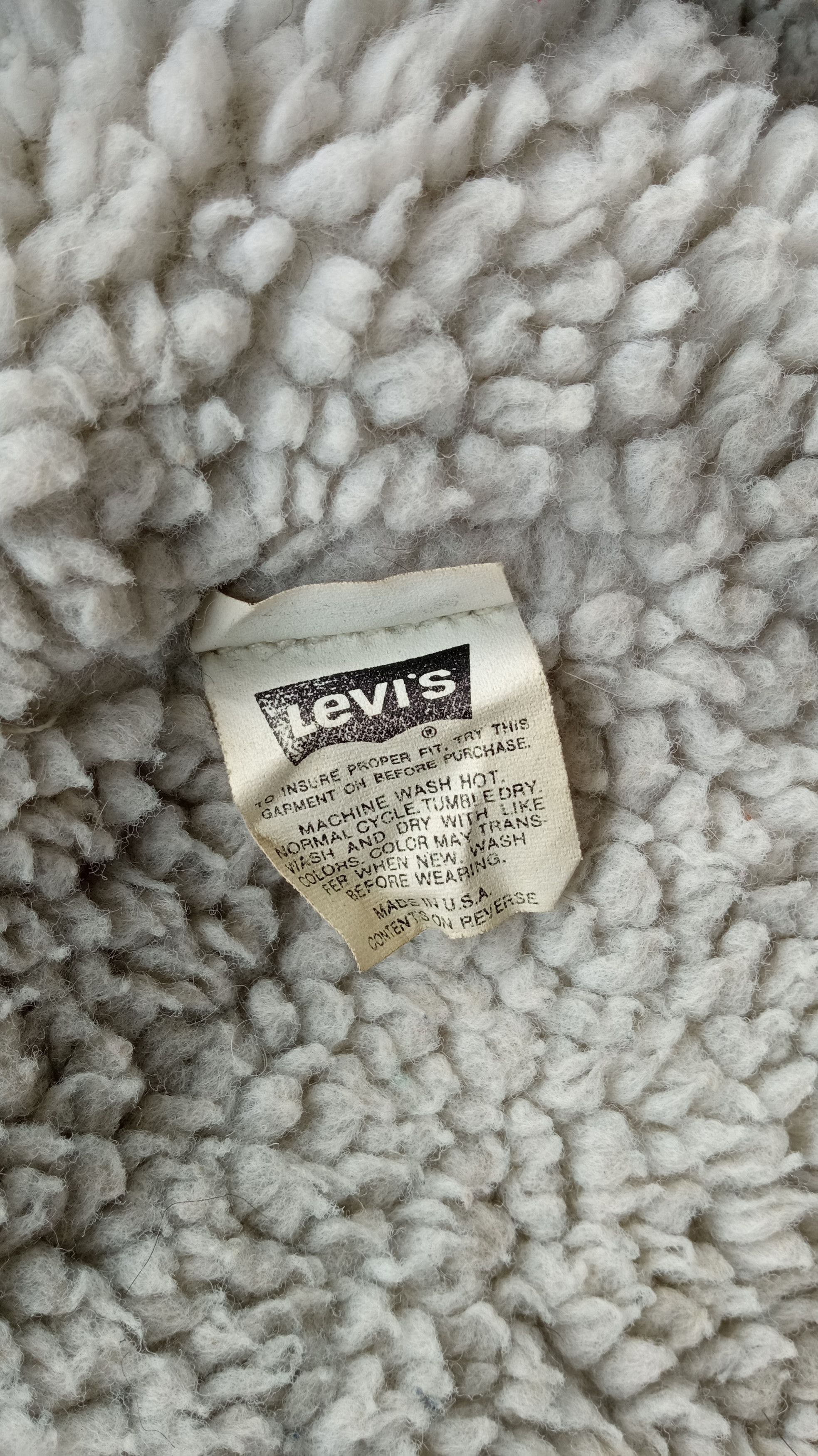 Levi's Vintage Clothing × Vintage 🔥🔥Vintage 90s Levi's Sherpa Trucker Denim Jacket Size US L / EU 52-54 / 3 - 18 Thumbnail