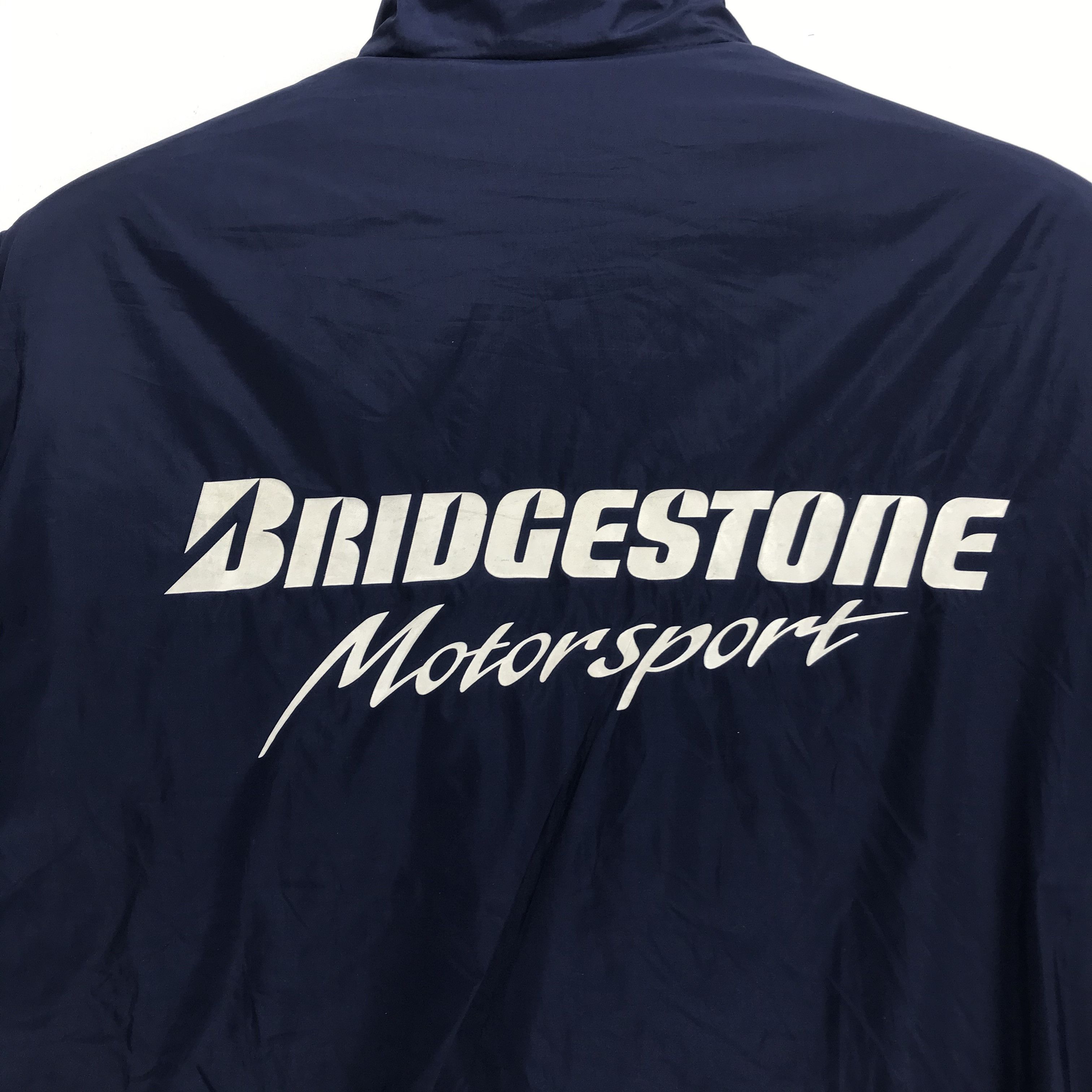 Sports Specialties BRIDGESTONE Motorsport Big Logo Button Zip Jacket #2340-92 Size US L / EU 52-54 / 3 - 2 Thumbnail