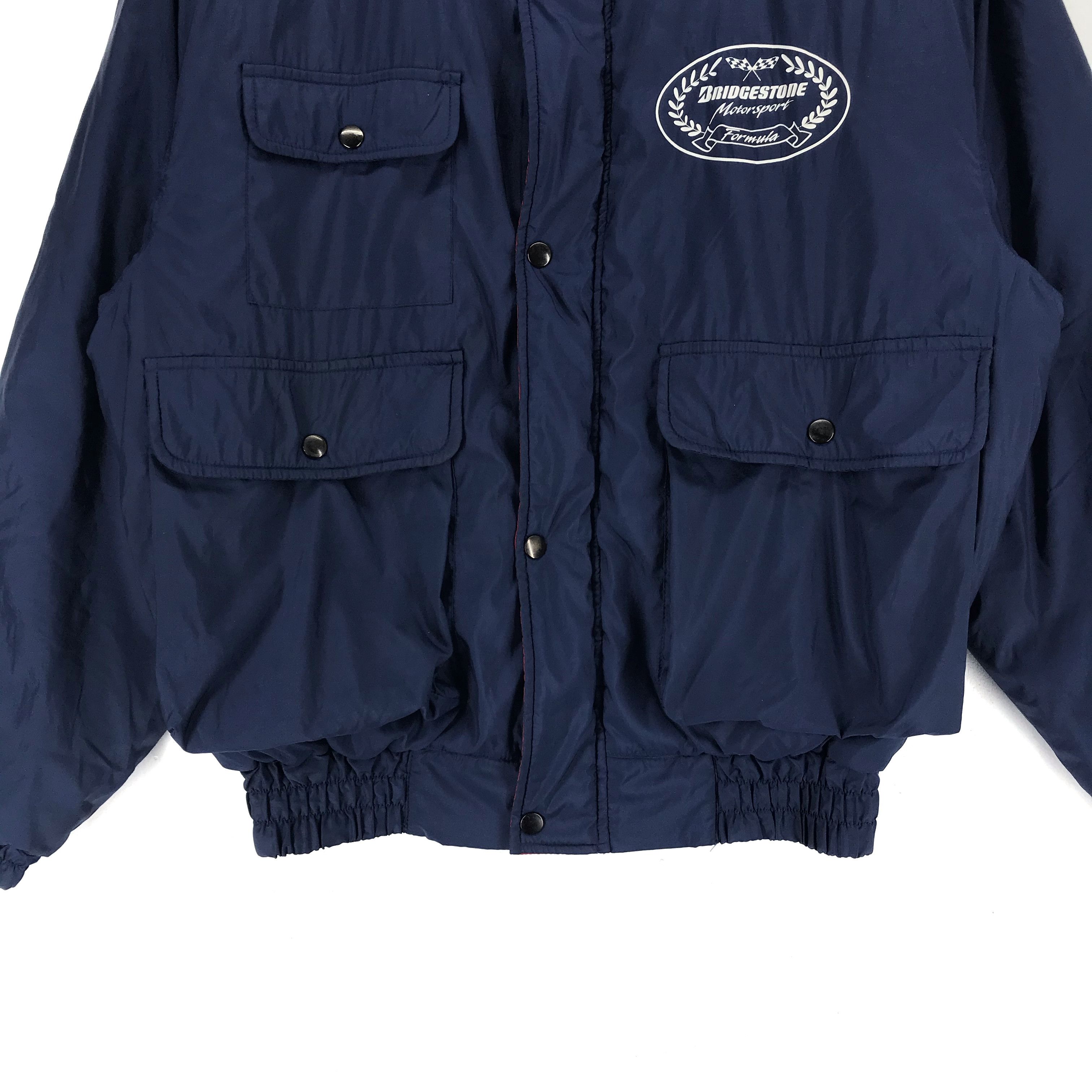 Sports Specialties BRIDGESTONE Motorsport Big Logo Button Zip Jacket #2340-92 Size US L / EU 52-54 / 3 - 6 Thumbnail