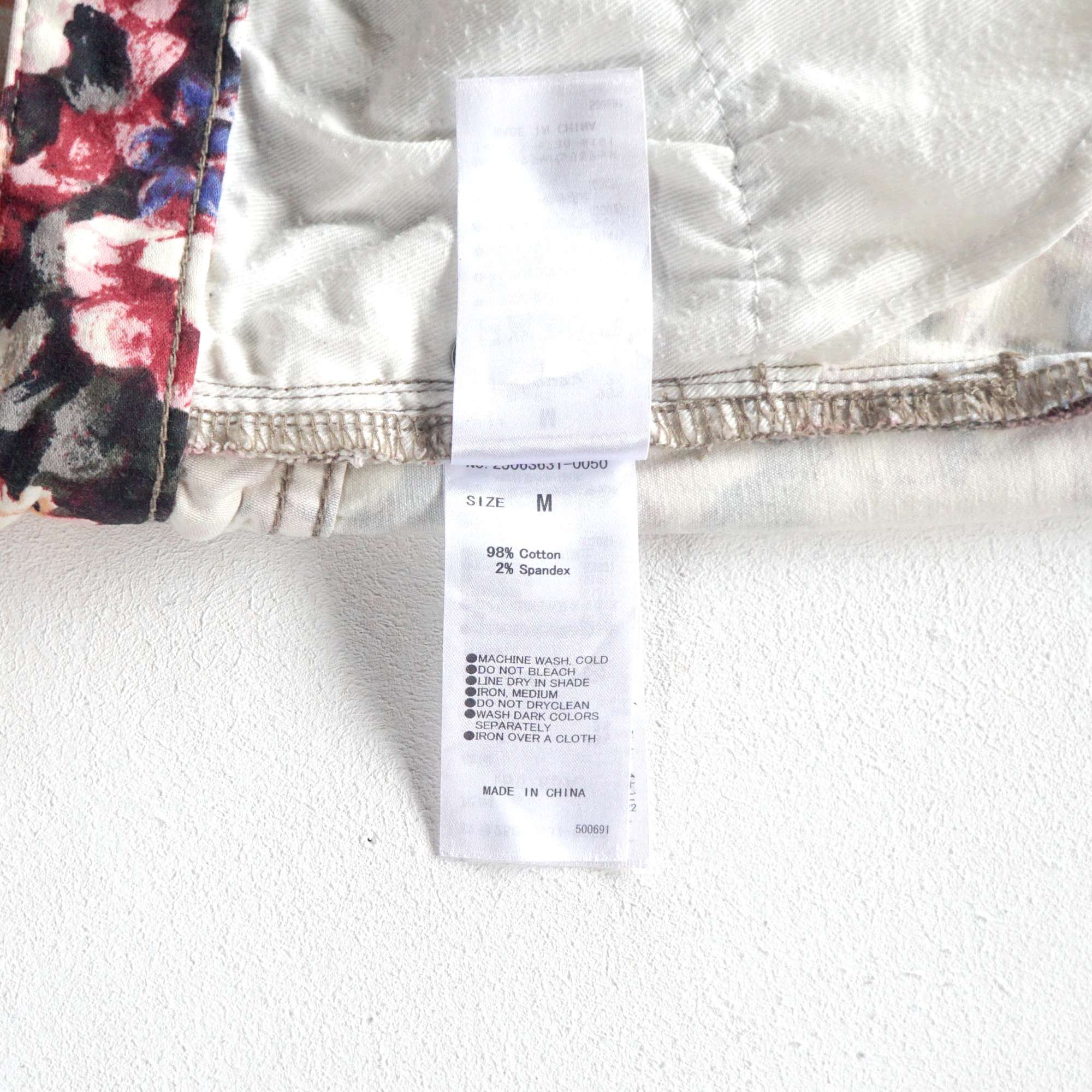 Japanese Brand AZUL BY MOUSSY Slim Fit Low Rise Full Floral Printed Pants Size 28" / US 6 / IT 42 - 11 Thumbnail