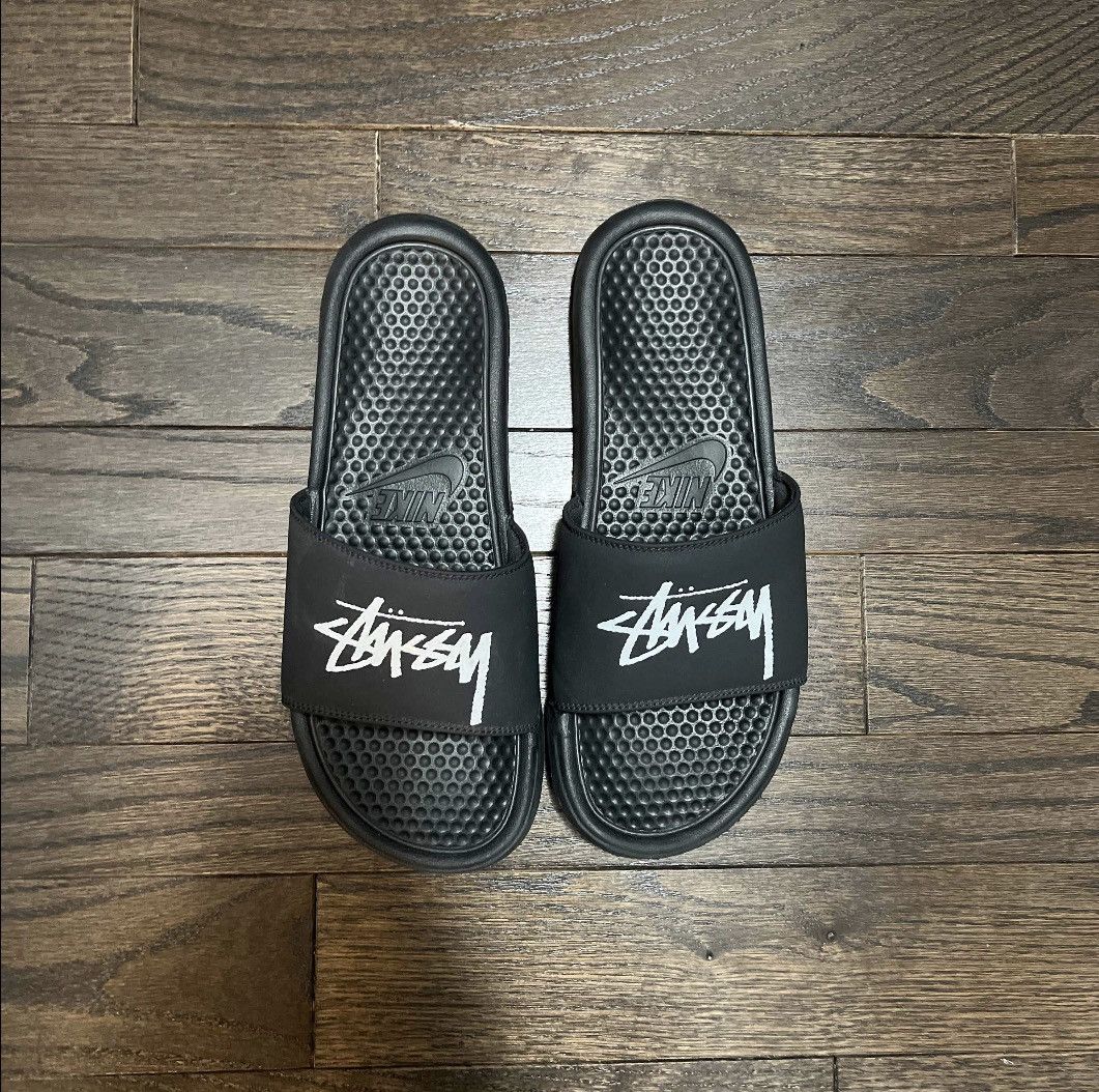 Nike Nike Benassi - Stussy Off Noir Size US 9 / EU 42 - 4 Thumbnail
