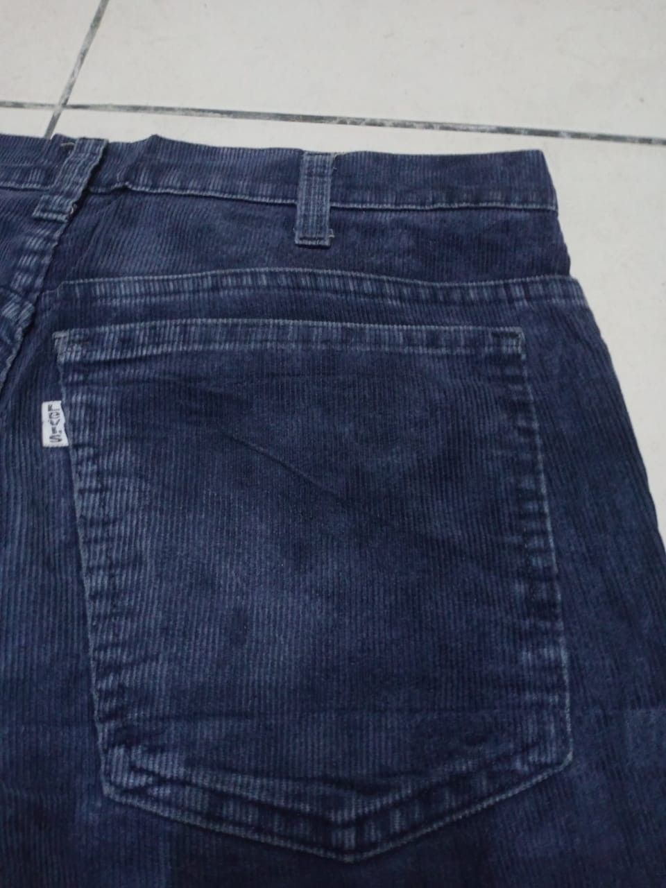 Levi's Vintage 80s Levis 519 White Tab Talon Zip Corduroy Denim Size US 30 / EU 46 - 6 Thumbnail