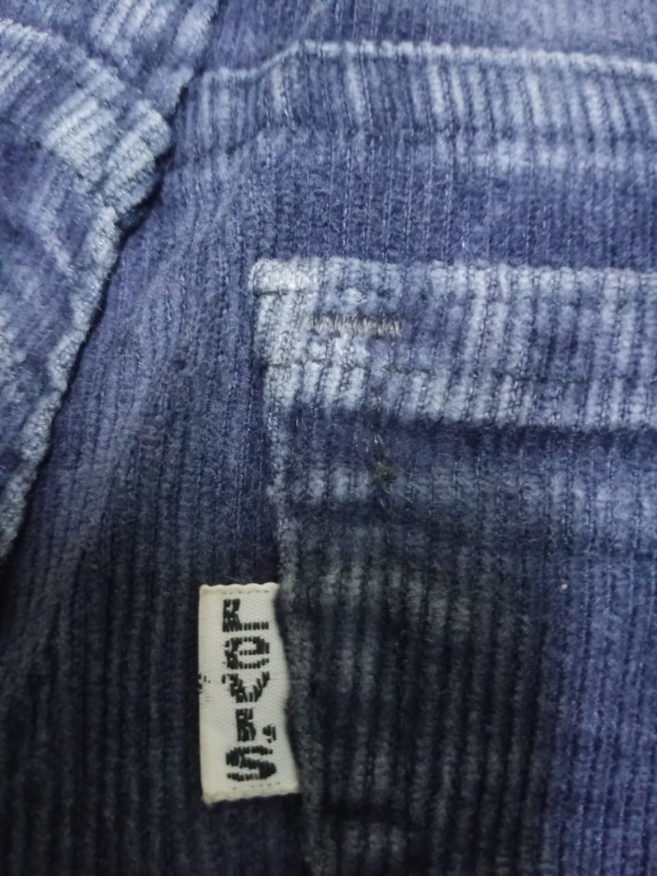 Levi's Vintage 80s Levis 519 White Tab Talon Zip Corduroy Denim Size US 30 / EU 46 - 11 Thumbnail
