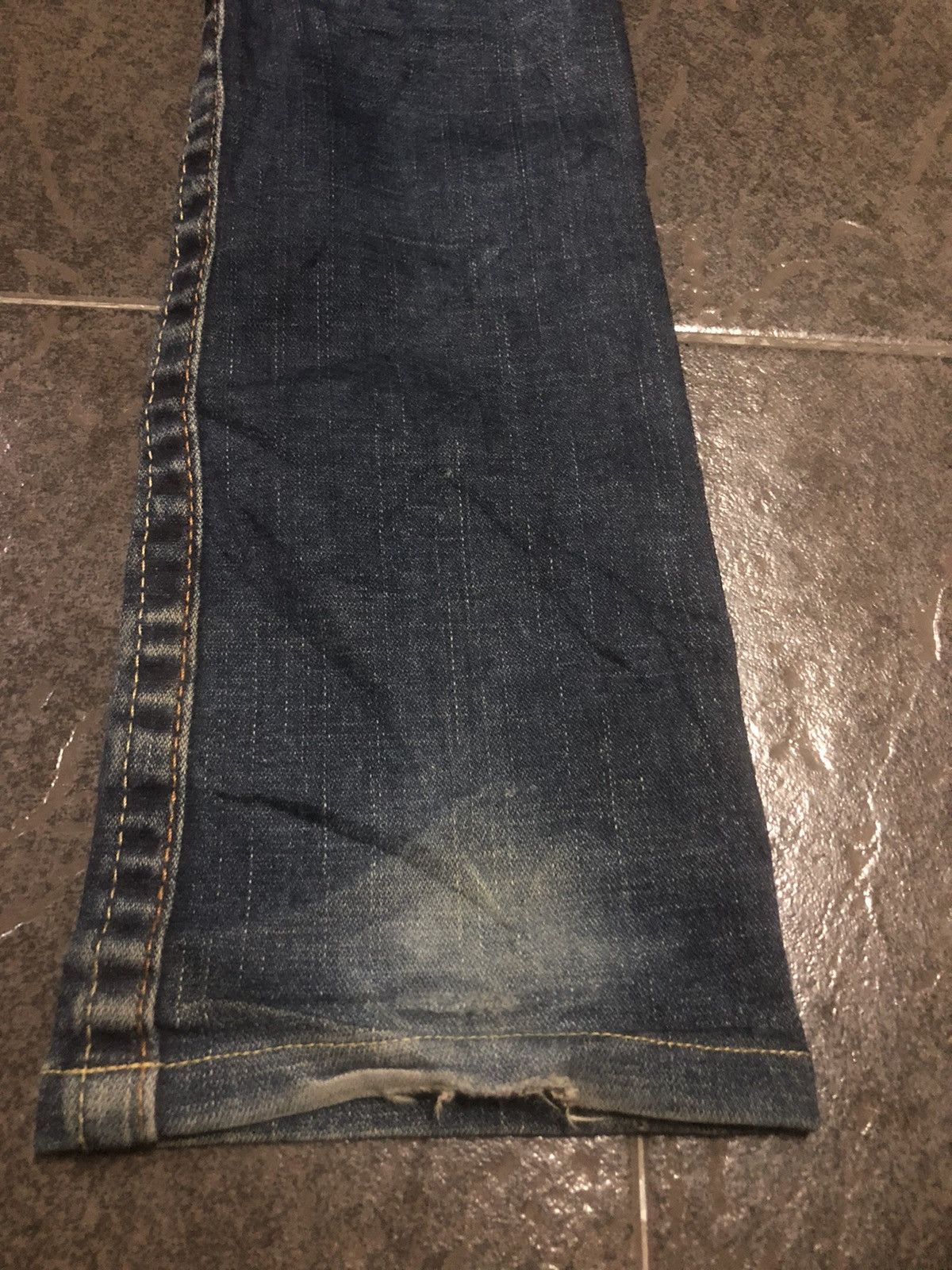 True Religion True Religion Skinny Cut Section 503 Distressed Denim Size 28" / US 6 / IT 42 - 12 Thumbnail