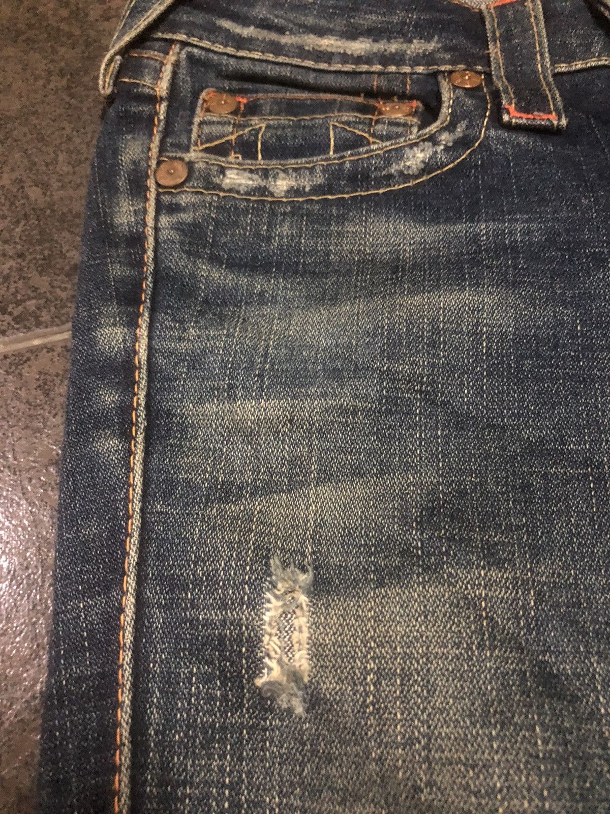 True Religion True Religion Skinny Cut Section 503 Distressed Denim Size 28" / US 6 / IT 42 - 7 Thumbnail