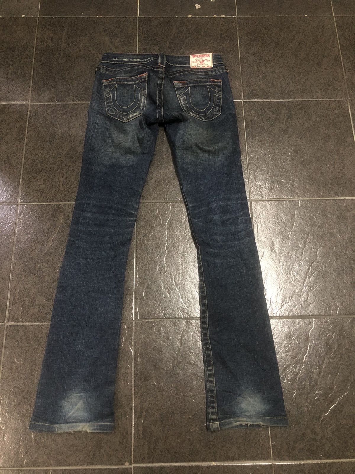 True Religion True Religion Skinny Cut Section 503 Distressed Denim Size 28" / US 6 / IT 42 - 2 Thumbnail