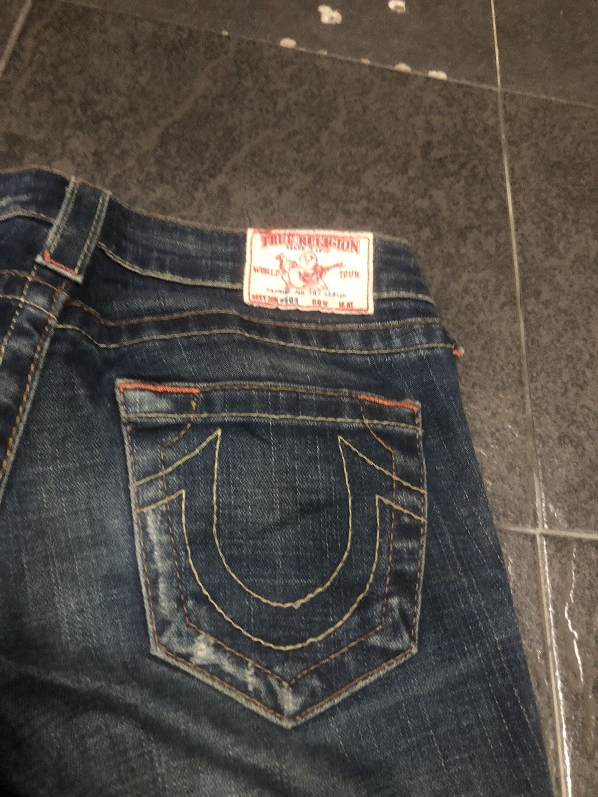 True Religion True Religion Skinny Cut Section 503 Distressed Denim Size 28" / US 6 / IT 42 - 16 Thumbnail