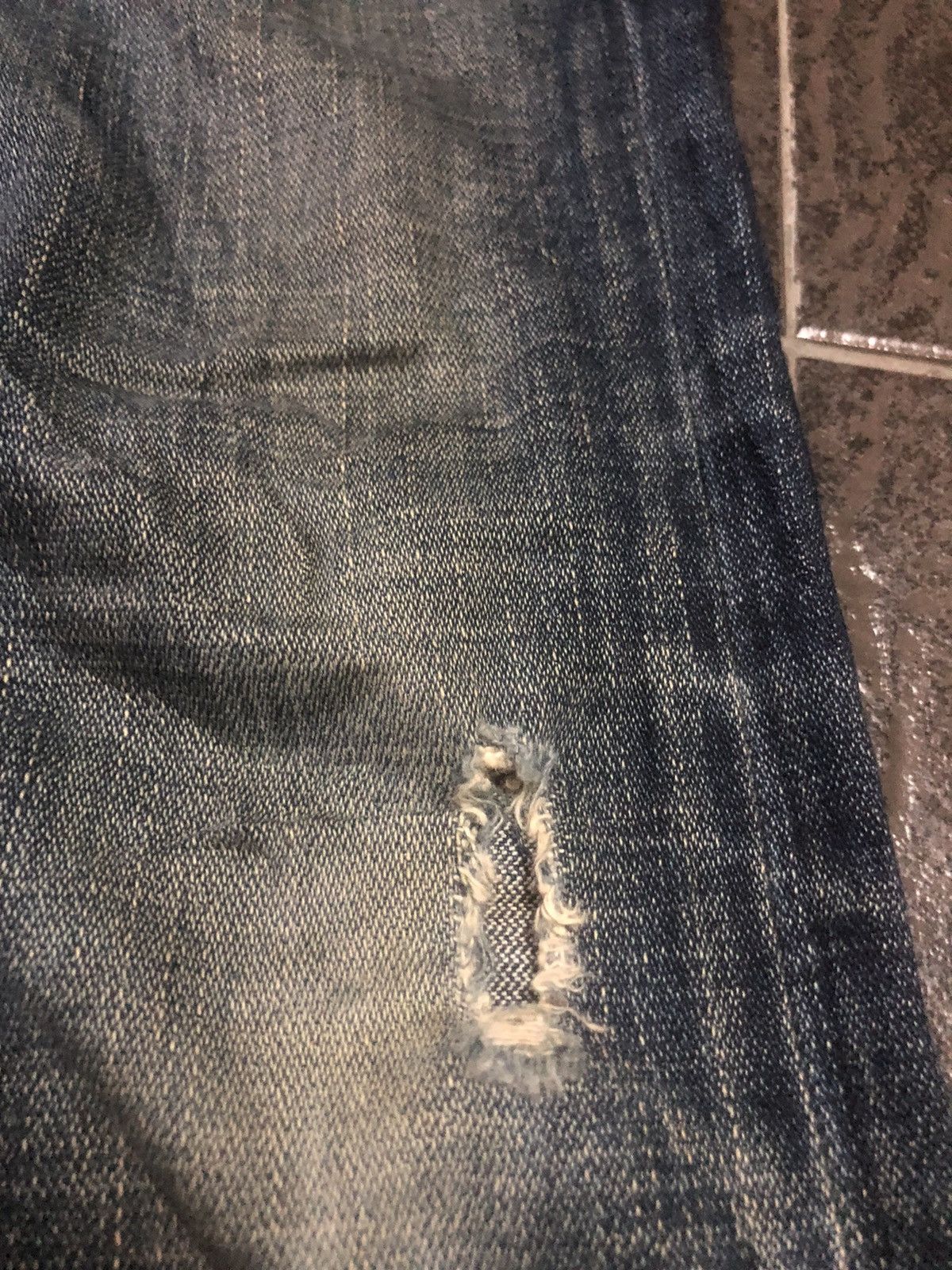 True Religion True Religion Skinny Cut Section 503 Distressed Denim Size 28" / US 6 / IT 42 - 6 Thumbnail