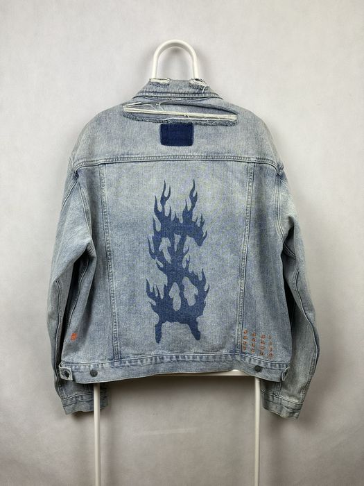 Travis scott ksubi deals denim jacket