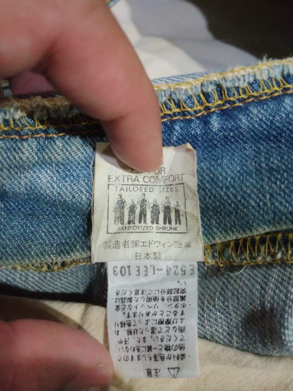 Lee Vintage 90s Lee Riders Selvedge Denim Size US 32 / EU 48 - 10 Thumbnail