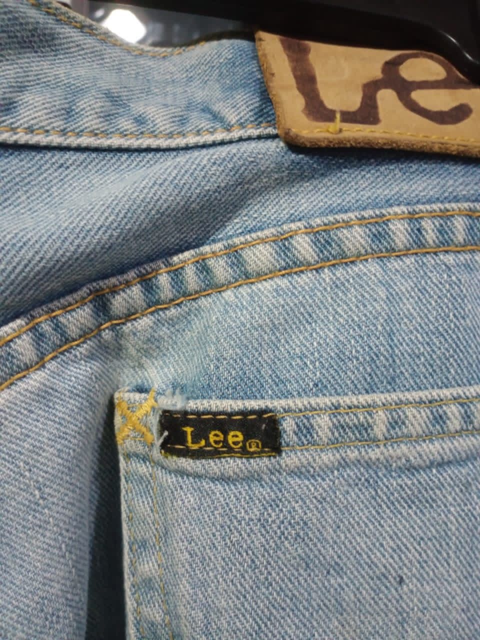 Lee Vintage 90s Lee Riders Selvedge Denim Size US 32 / EU 48 - 4 Thumbnail