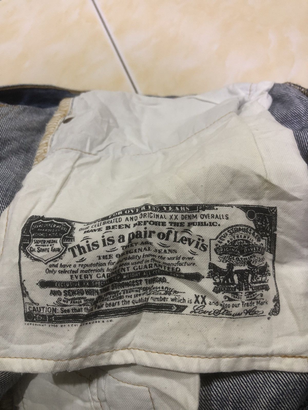 Levi's Levis 501 e Philippines Distressed Reworked Denim Size US 31 - 20 Thumbnail