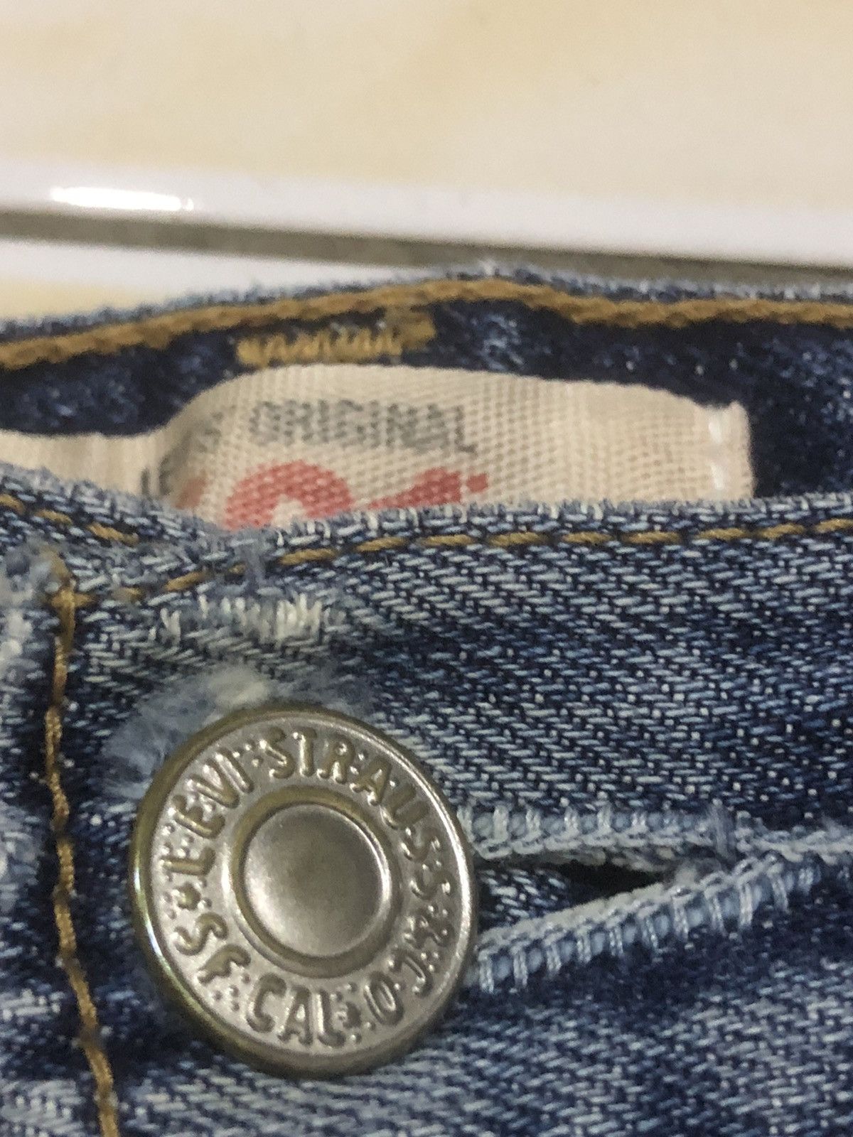 Levi's Levis 501 e Philippines Distressed Reworked Denim Size US 31 - 9 Thumbnail