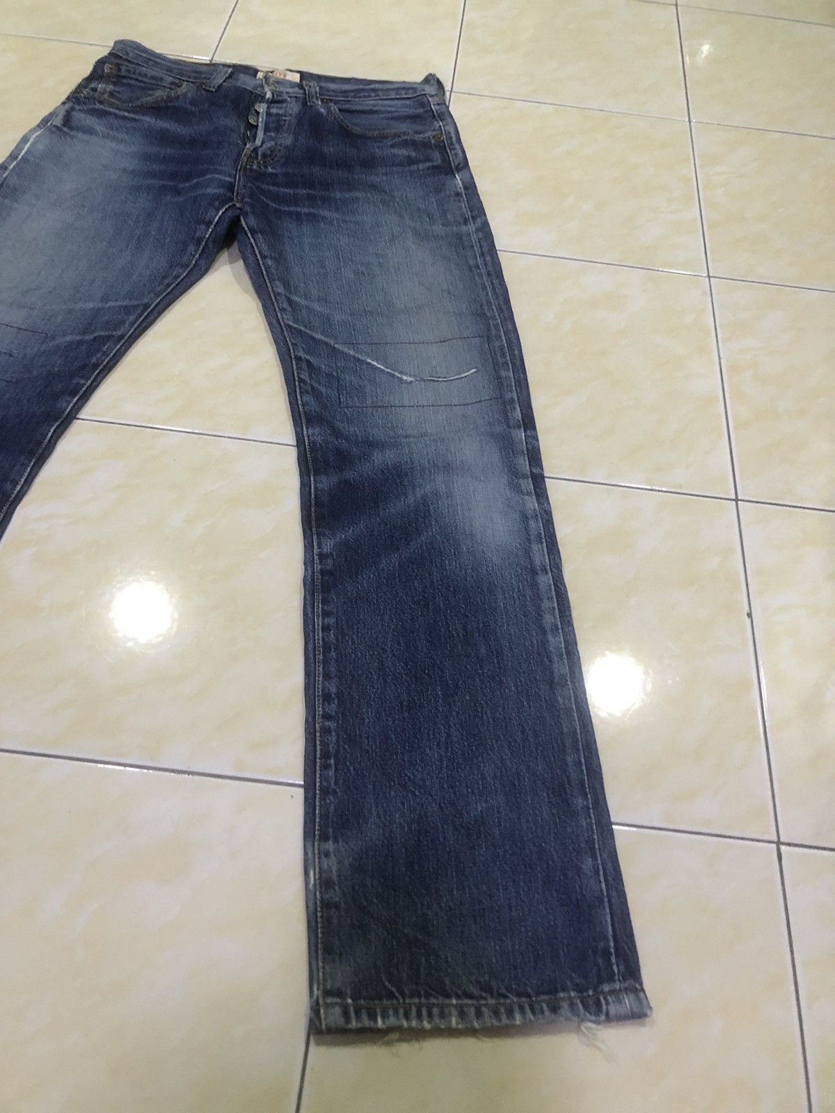 Levi's Levis 501 e Philippines Distressed Reworked Denim Size US 31 - 3 Thumbnail