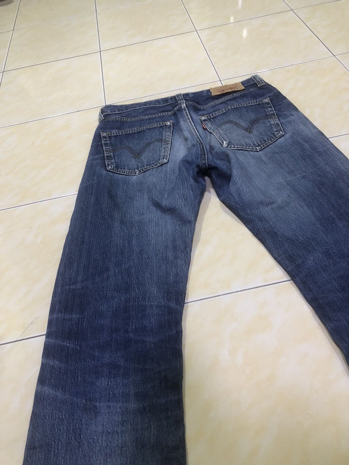 Levi's Levis 501 e Philippines Distressed Reworked Denim Size US 31 - 12 Thumbnail