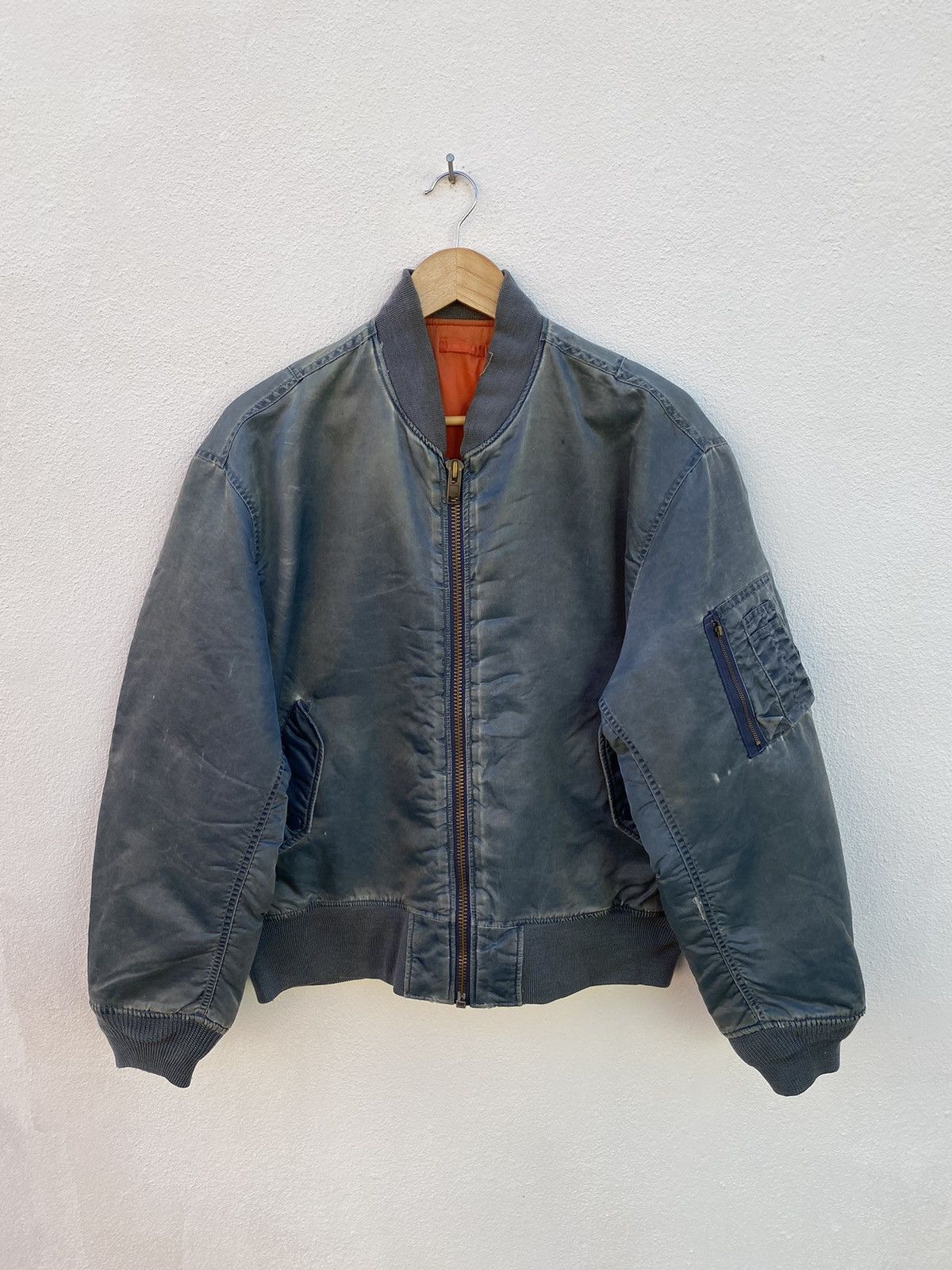 Vintage MA-1 flight flyer airborne bomber jacket