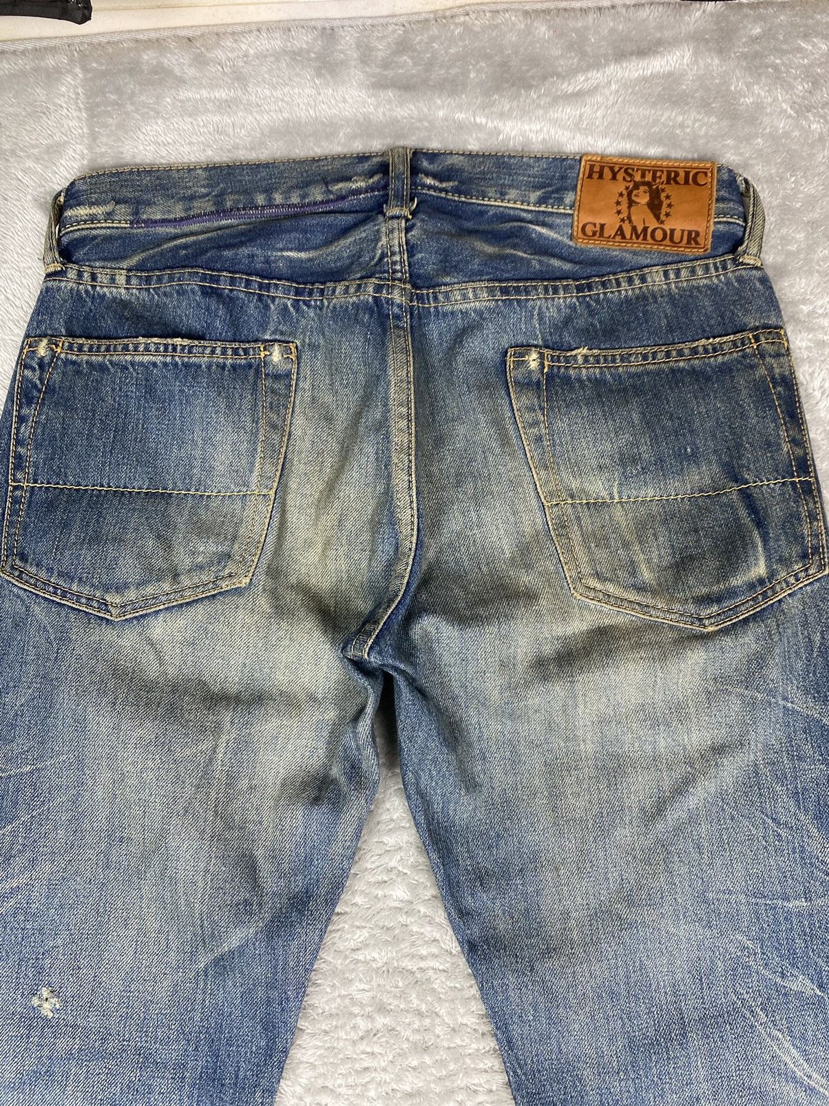 Hysteric Glamour Hysteric Glamour Distressed Stud Denim. S0252 Size US 31 - 11 Thumbnail