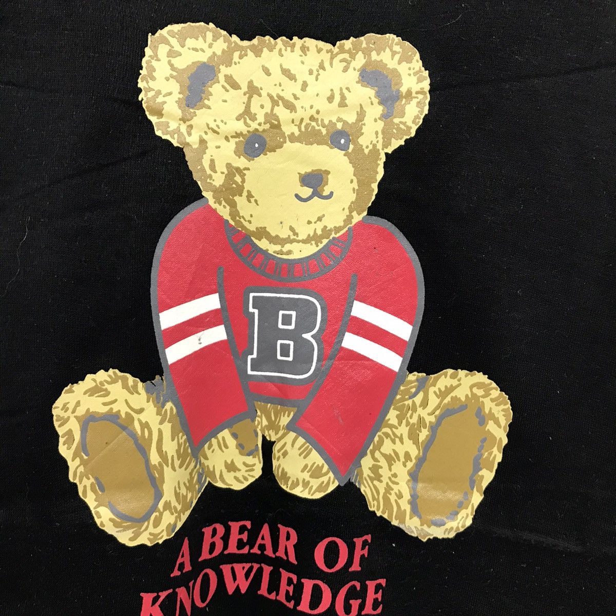 Japanese Brand × Vintage Vintage Bear Of Knowledge Big Print Sweatshirt Size M / US 6-8 / IT 42-44 - 3 Thumbnail