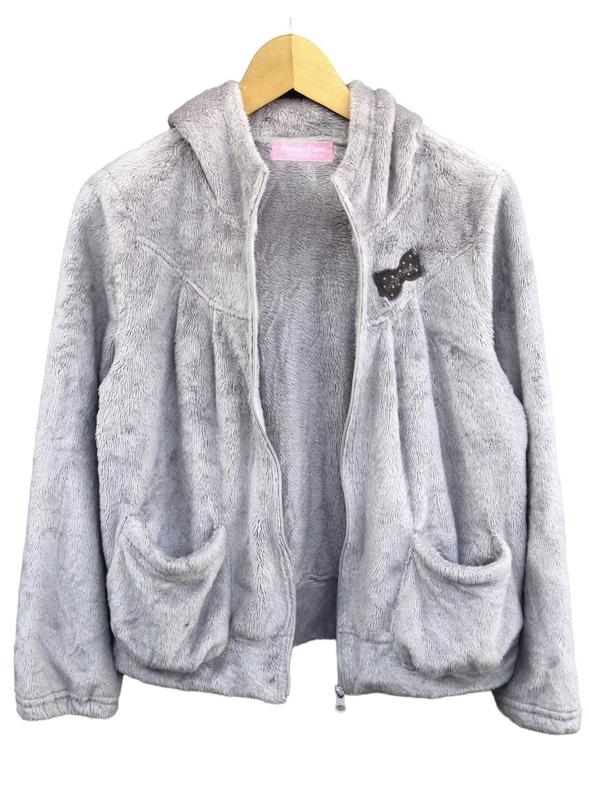 Hysteric Glamour × Japanese Brand × Vintage Mezzo Piano 2000s Fleece Zipper Hoodie Size US M / EU 48-50 / 2 - 3 Thumbnail
