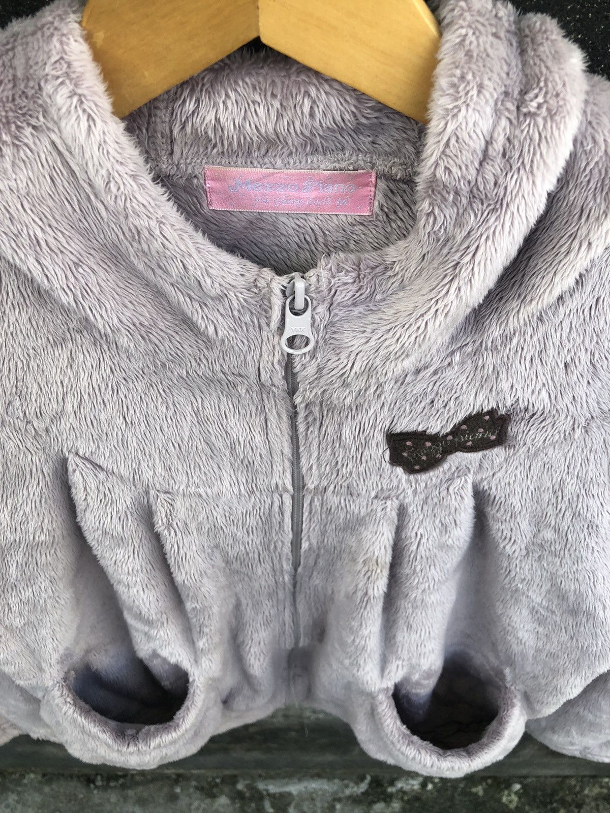 Hysteric Glamour × Japanese Brand × Vintage Mezzo Piano 2000s Fleece Zipper Hoodie Size US M / EU 48-50 / 2 - 5 Thumbnail