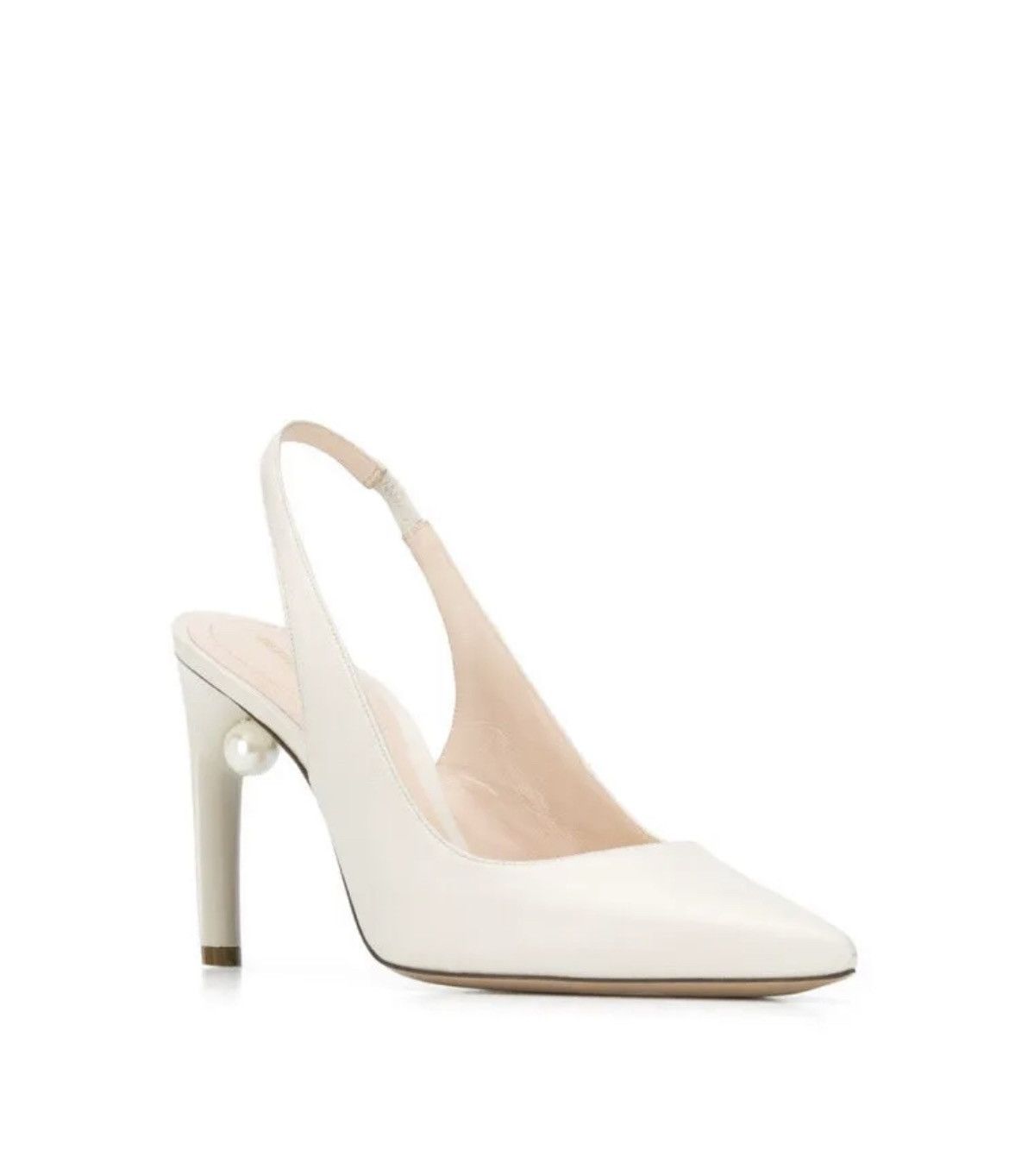 Nicholas Kirkwood White Mia Sling Pumps Size 9 US Women