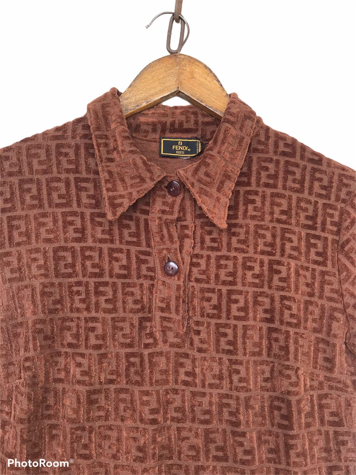 Fendi × Vintage Vintage Fendi Italy Monogram Size S / US 4 / IT 40 - 4 Thumbnail