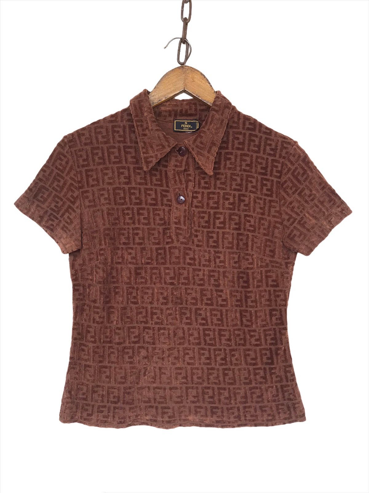 Fendi × Vintage Vintage Fendi Italy Monogram Size S / US 4 / IT 40 - 1 Thumbnail